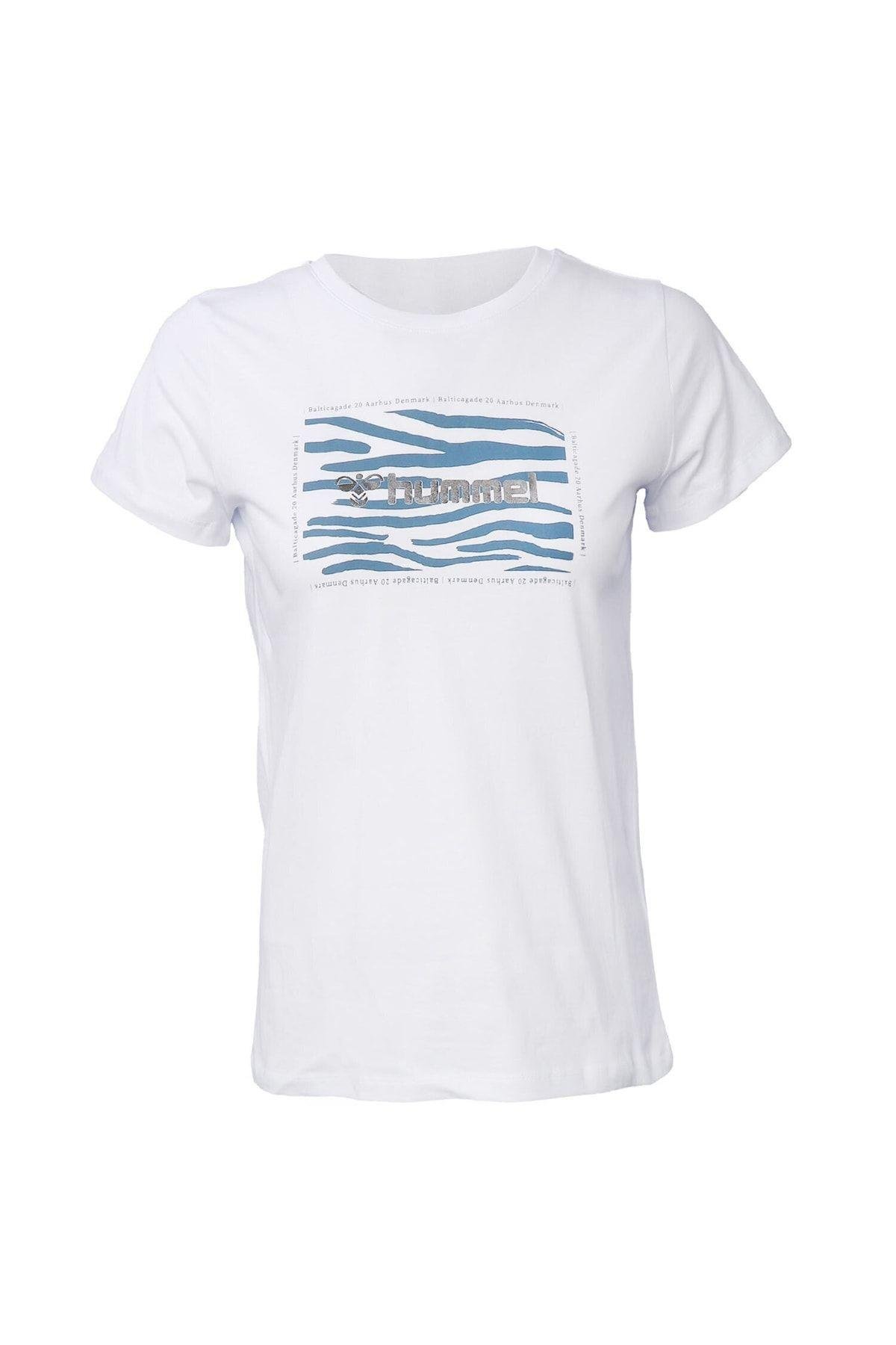 HUMMEL KADIN KISA KOL T-SHIRT FLOS T-SHIRT S/S 911504