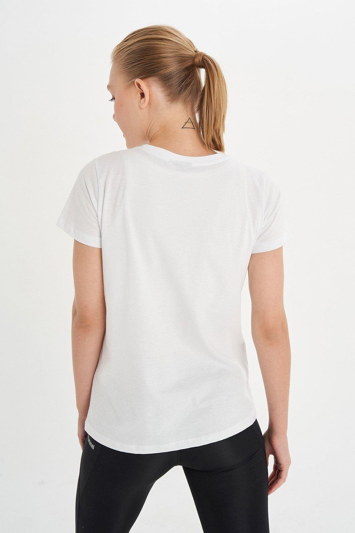HUMMEL KADIN KISA KOL T-SHIRT FLOS T-SHIRT S/S 911504