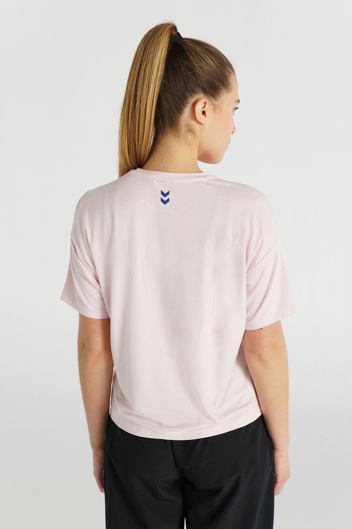 HUMMEL KADIN KISA KOL T-SHIRT HMLBORNEO T-SHIRT S/S 912076