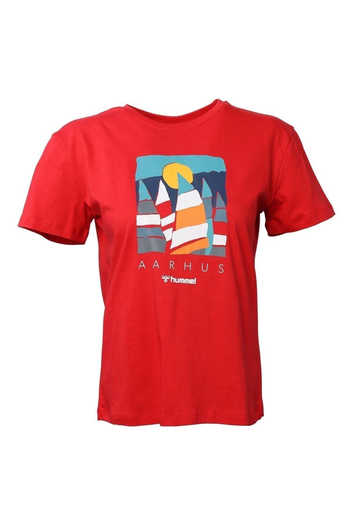HUMMEL KADIN KISA KOL T-SHIRT MARINO T-SHIRT S/S 911519