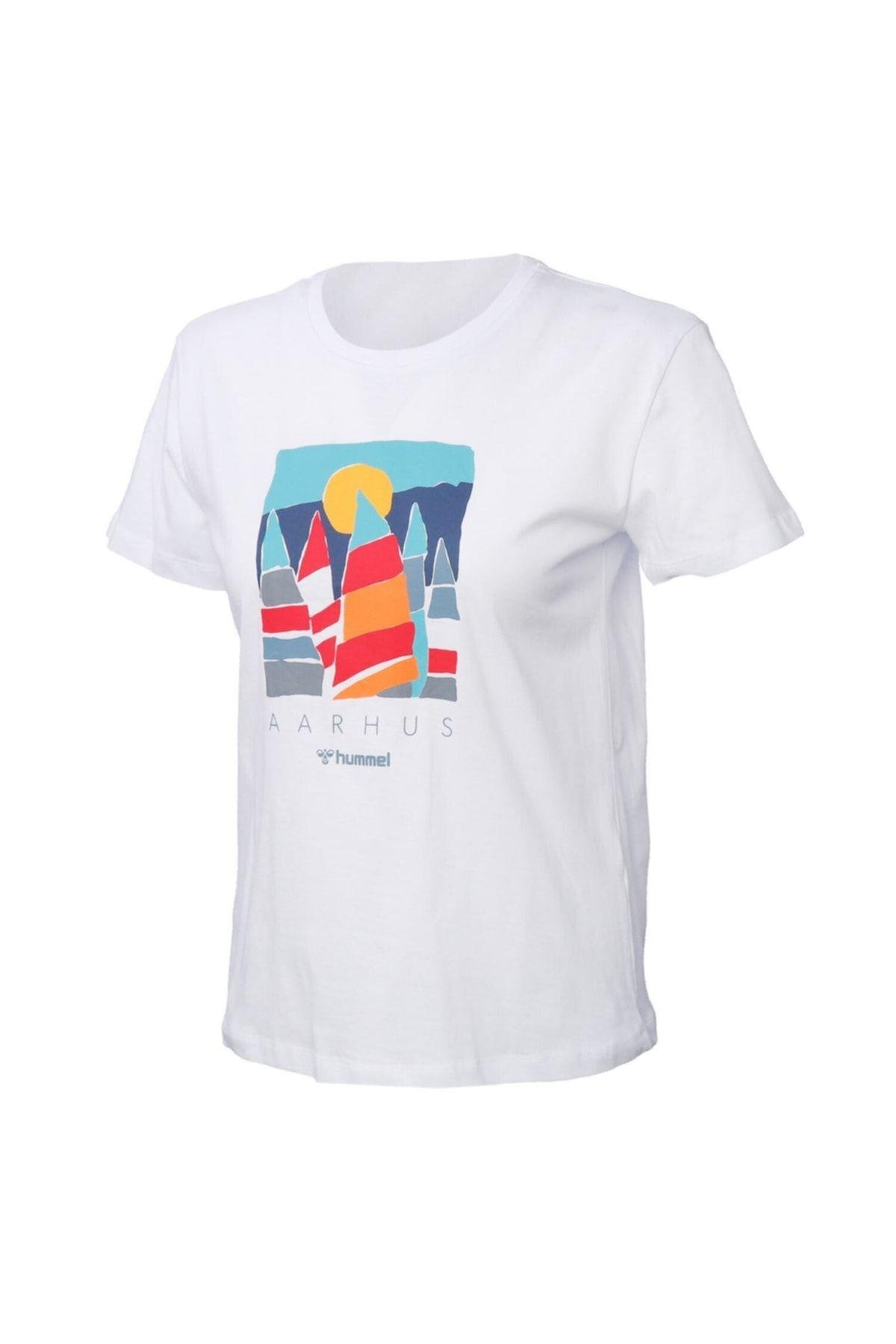 HUMMEL KADIN KISA KOL T-SHIRT MARINO T-SHIRT S/S 911519