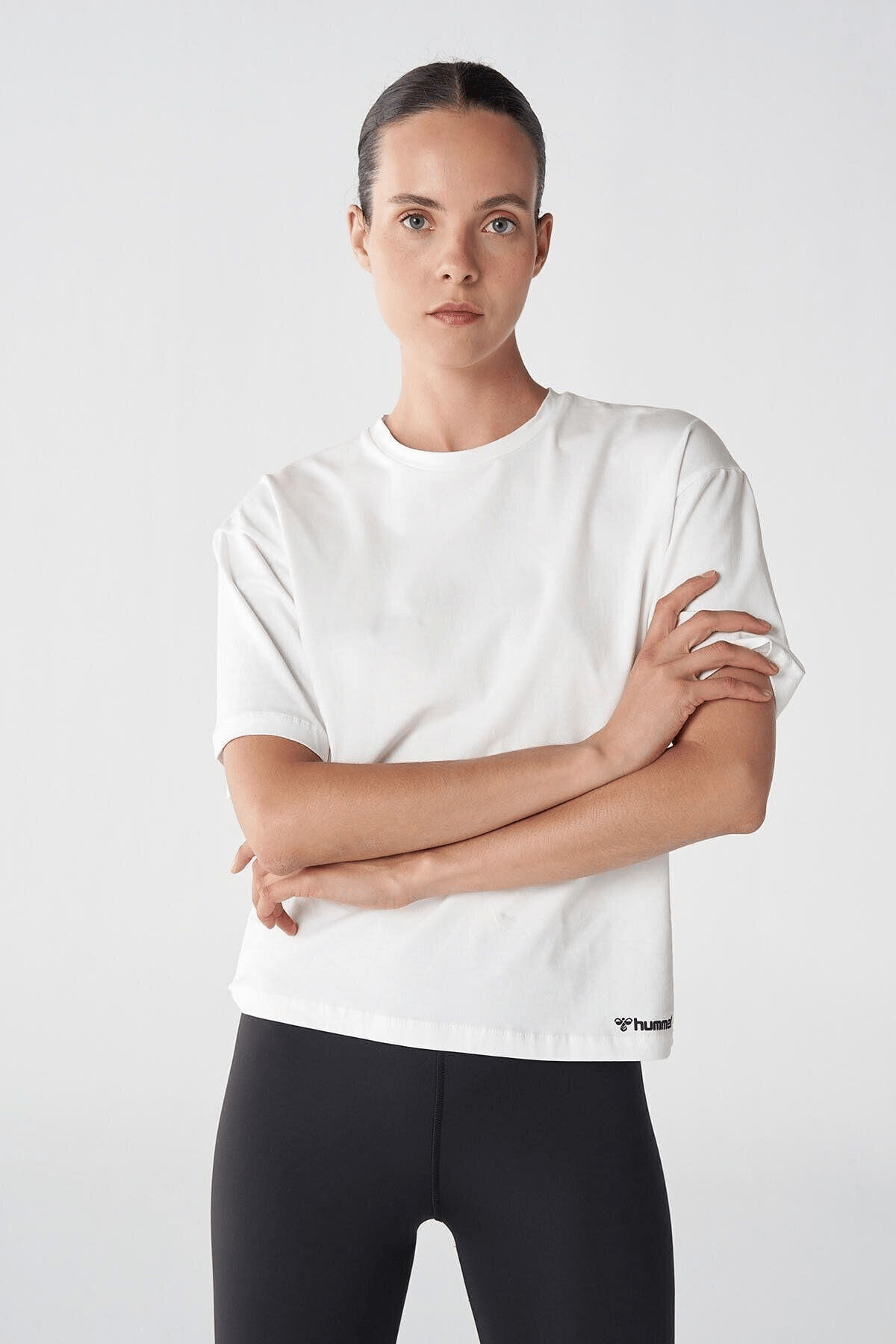 HUMMEL KADIN KISA KOL T-SHIRT T-MT ULTRA BOXY SHORT T-SHIRT 911868