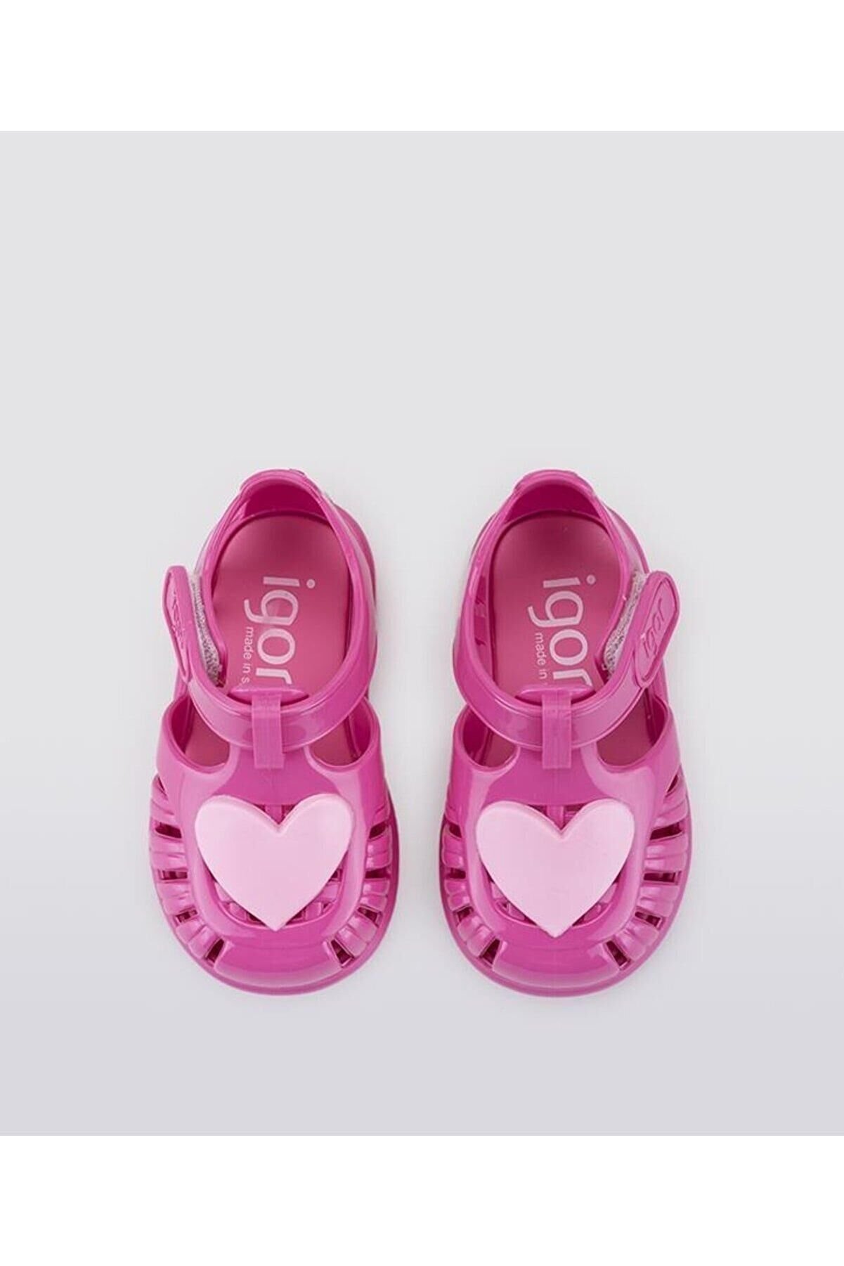 IGOR  ÇOCUK FUŞYA S10310 TOBBY GLOSS LOVE SANDALET S10310-IGR007