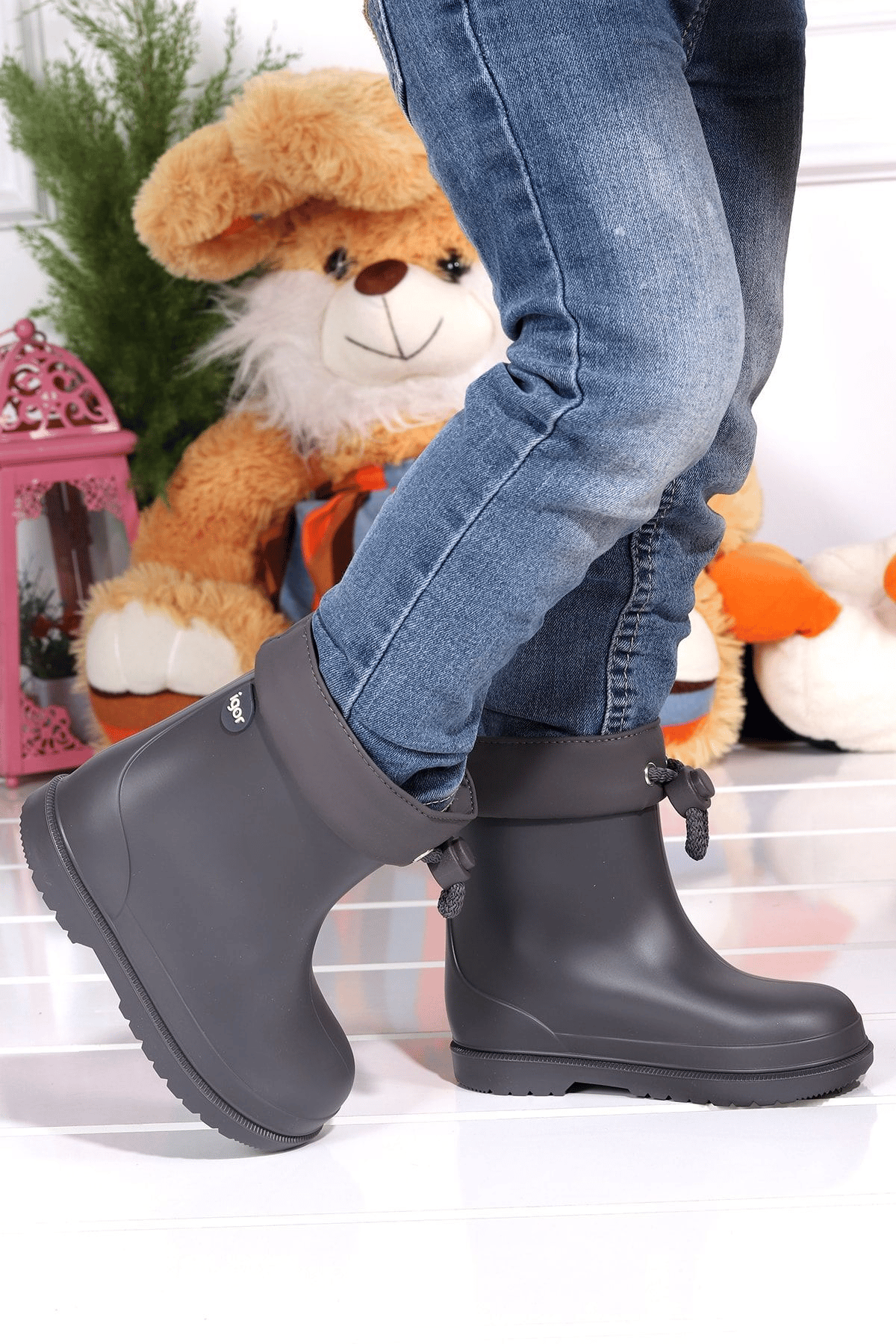 IGOR ÇOCUK GRİ W10257 BIMBI EURI ÇİZME W10257-IGR017
