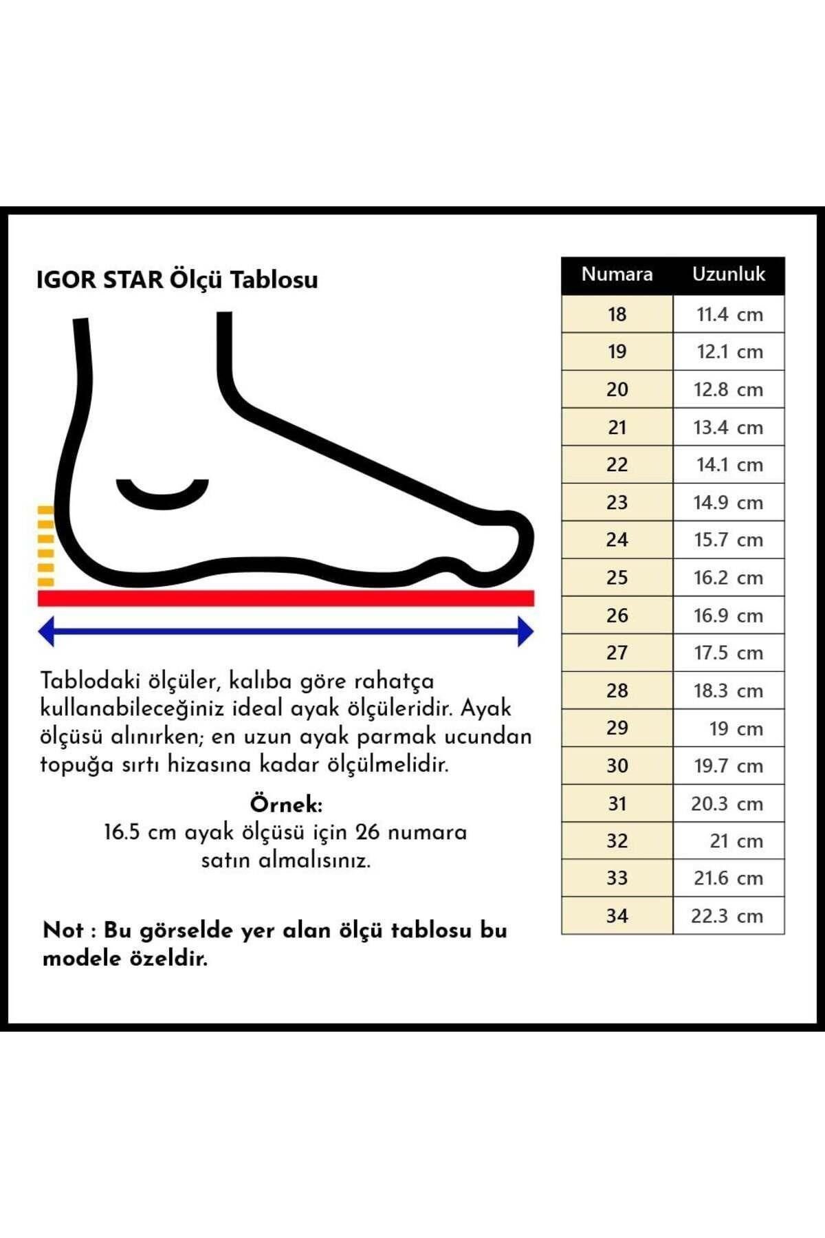 IGOR ÇOCUK LACİVERT S10171 STAR SANDALET S10171-IGR063