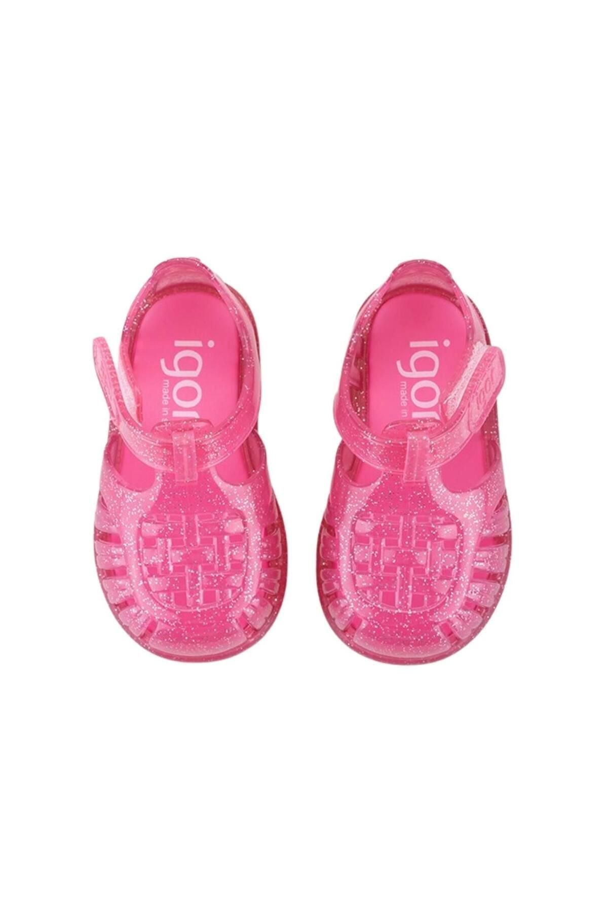 IGOR ÇOCUK PEMBE S10308 TOBBY GLOSS GLITTER SANDALET S10308-IGR057