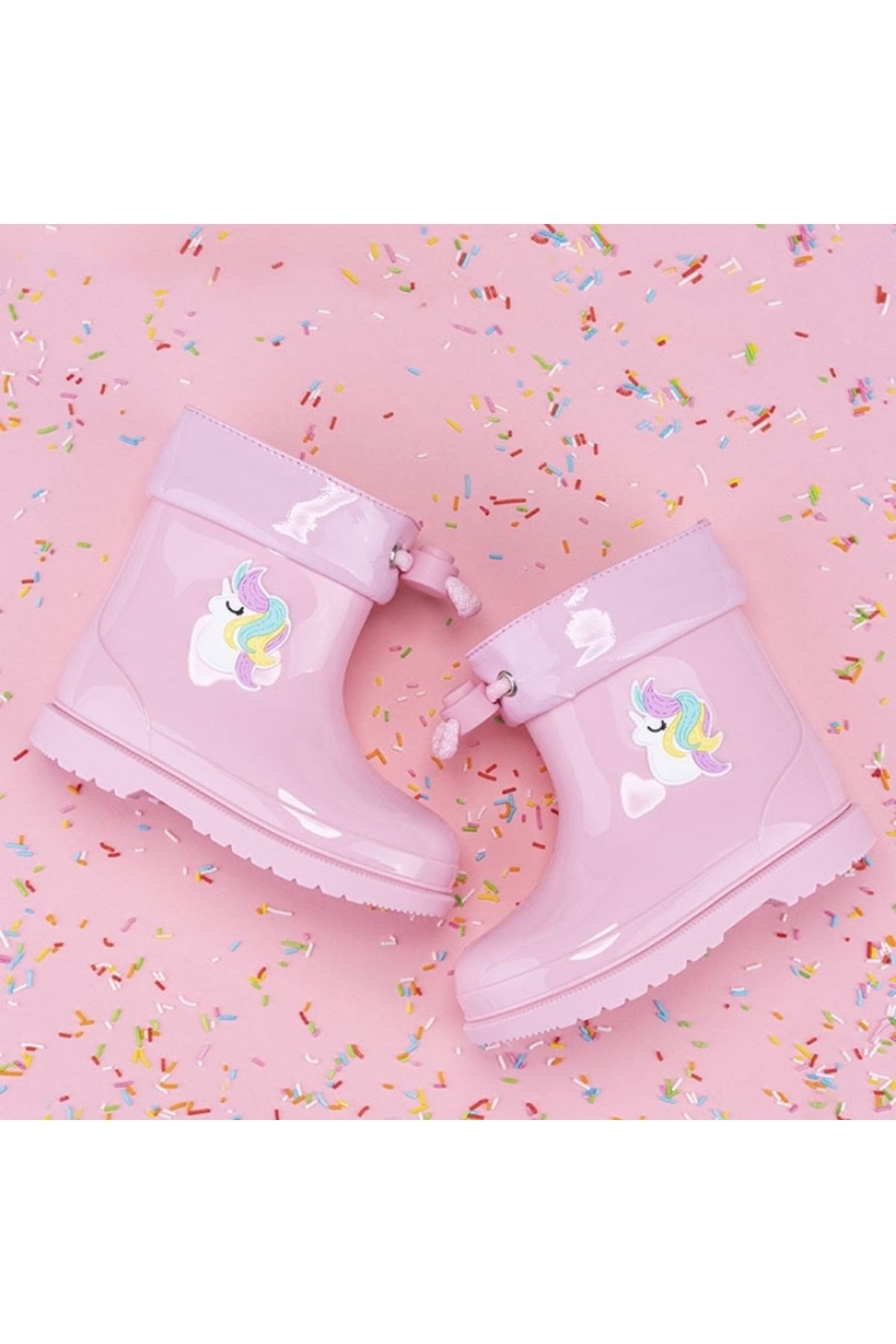 IGOR ÇOCUK PEMBE W10253 BIMBI UNICORNIO ÇİZME W10253-IGR010