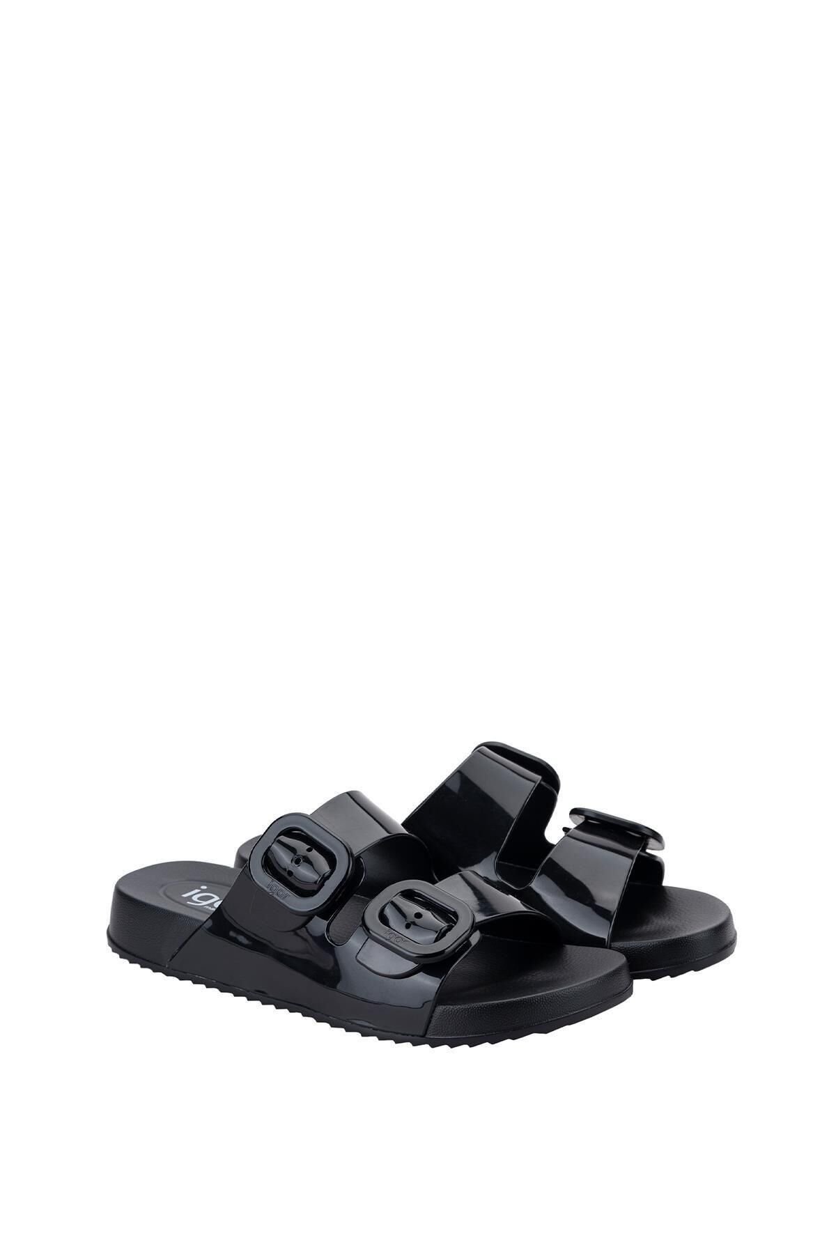 IGOR  KADIN SİYAH S10334 HABANA BRILLO SANDALET S10334-IGR002