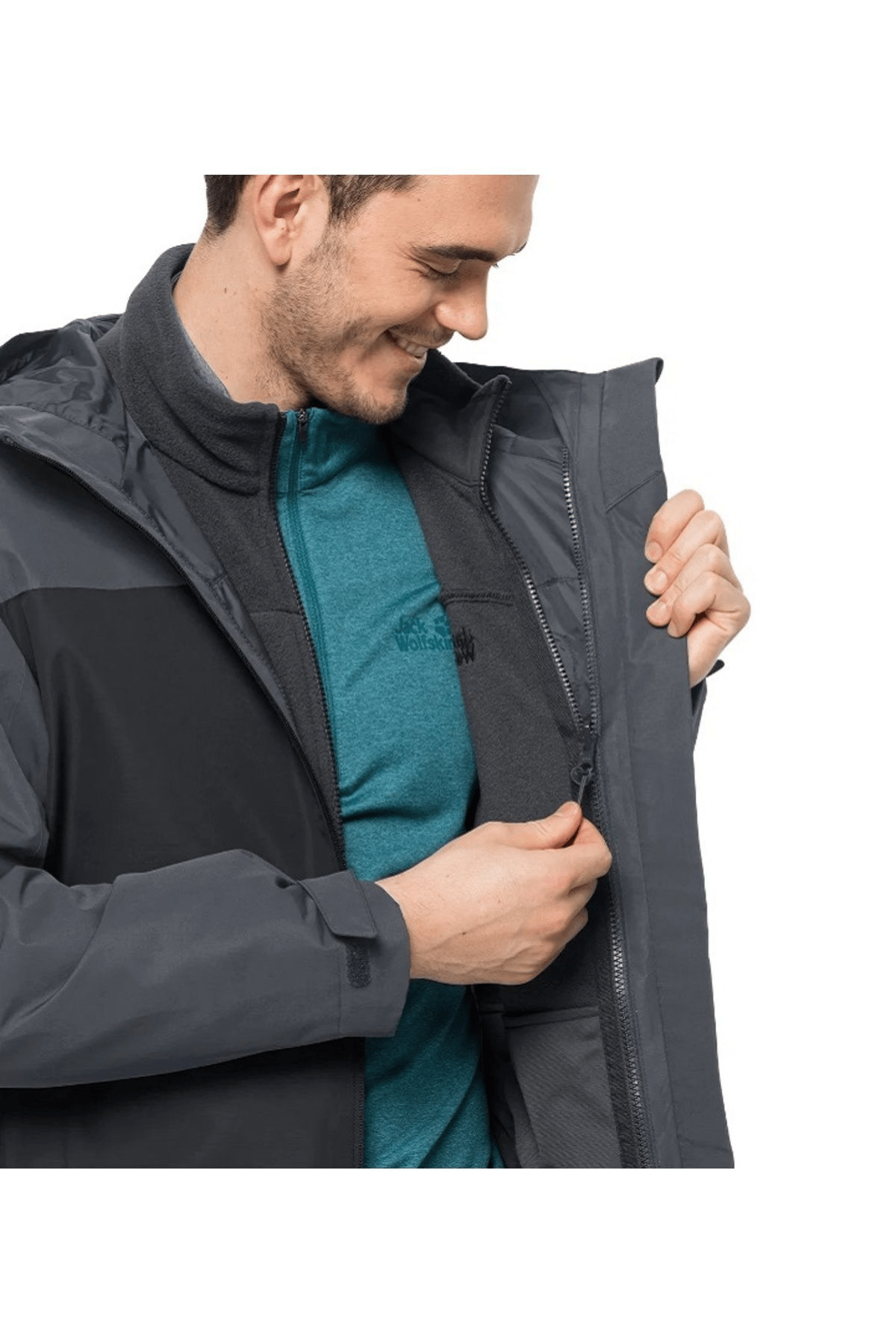 JACK WOLFSKIN ERKEK TAUBENBERG 3IN1 JKT M OUTDOOR CEKETİ 1115311-6350