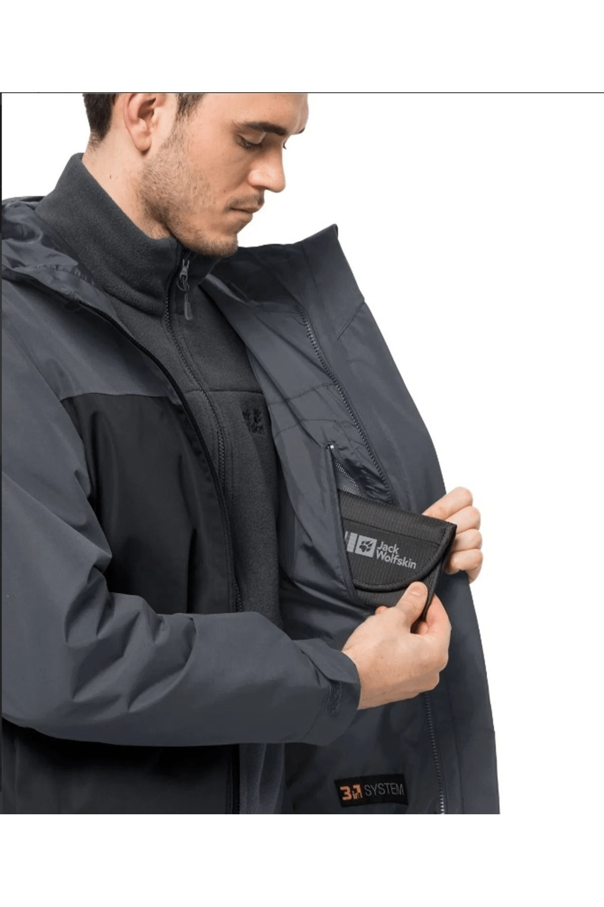 JACK WOLFSKIN ERKEK TAUBENBERG 3IN1 JKT M OUTDOOR CEKETİ 1115311-6350