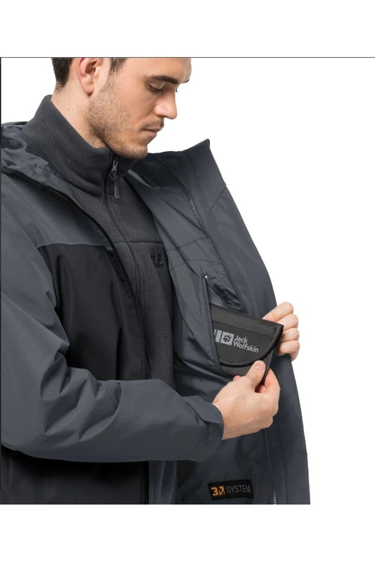 JACK WOLFSKIN ERKEK TAUBENBERG 3IN1 JKT M OUTDOOR CEKETİ 1115311-6350