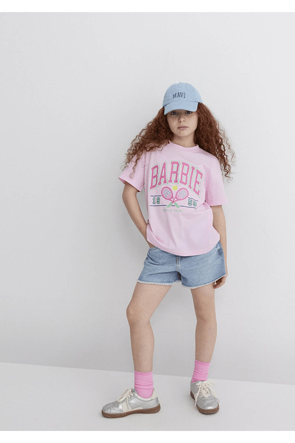 MAVİ ÇOCUK BARBIE BASKILI TİŞÖRT Şeker Pembe 7610312-86959