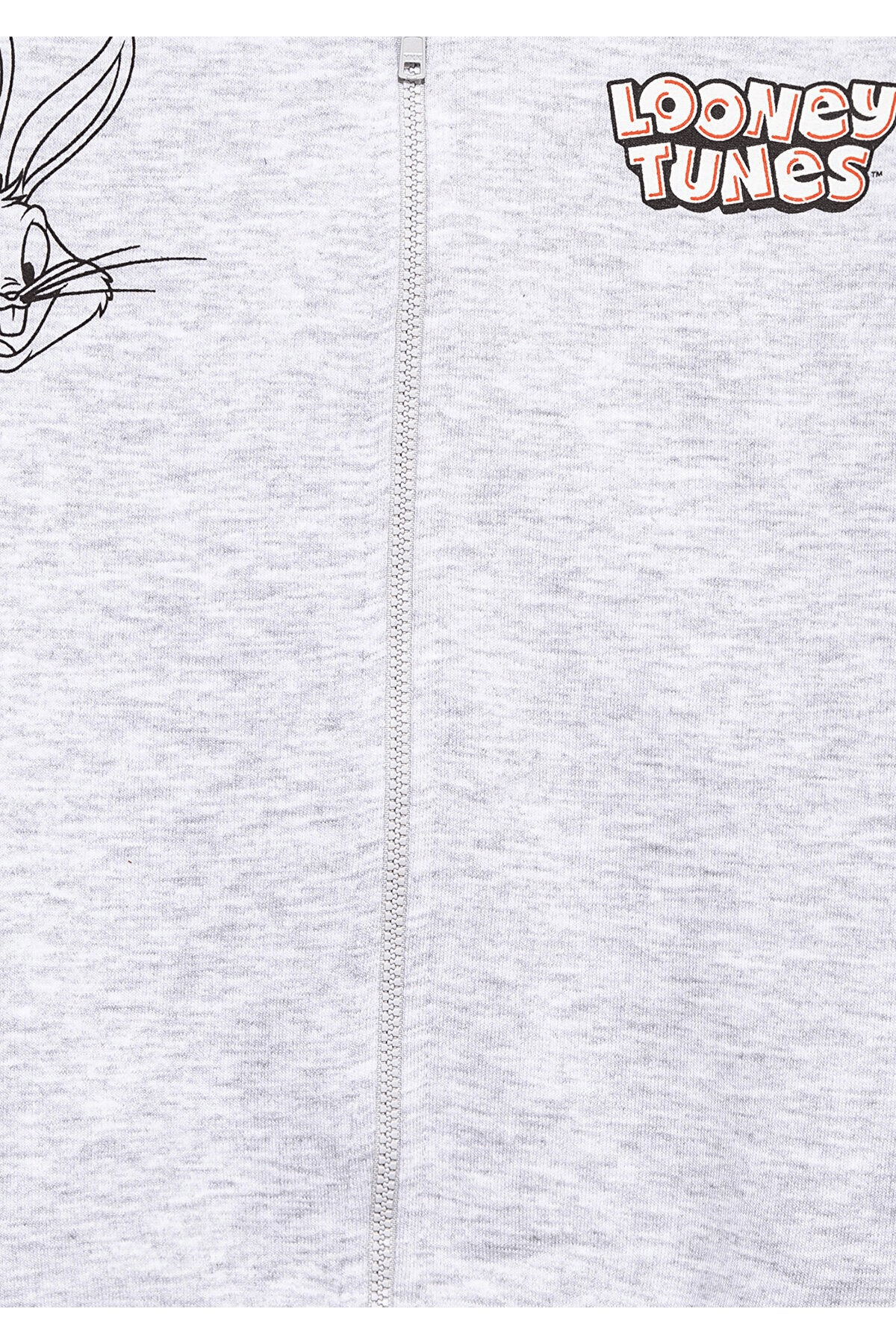 MAVİ ÇOCUK BUGS BUNNY BASKILI FERMUARLI SWEATSHIRT 7S10134-88467
