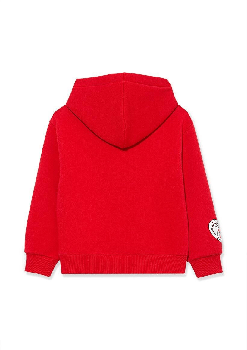 MAVİ ÇOCUK BUGS BUNNY BASKILI KAPÜŞONLU SWEATSHIRT 7S10036-70471