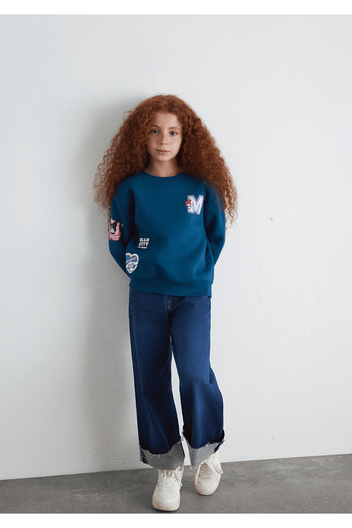 MAVİ ÇOCUK HELLO KITTY BASKILI SWEATSHIRT Poseidon 7S10164-89110