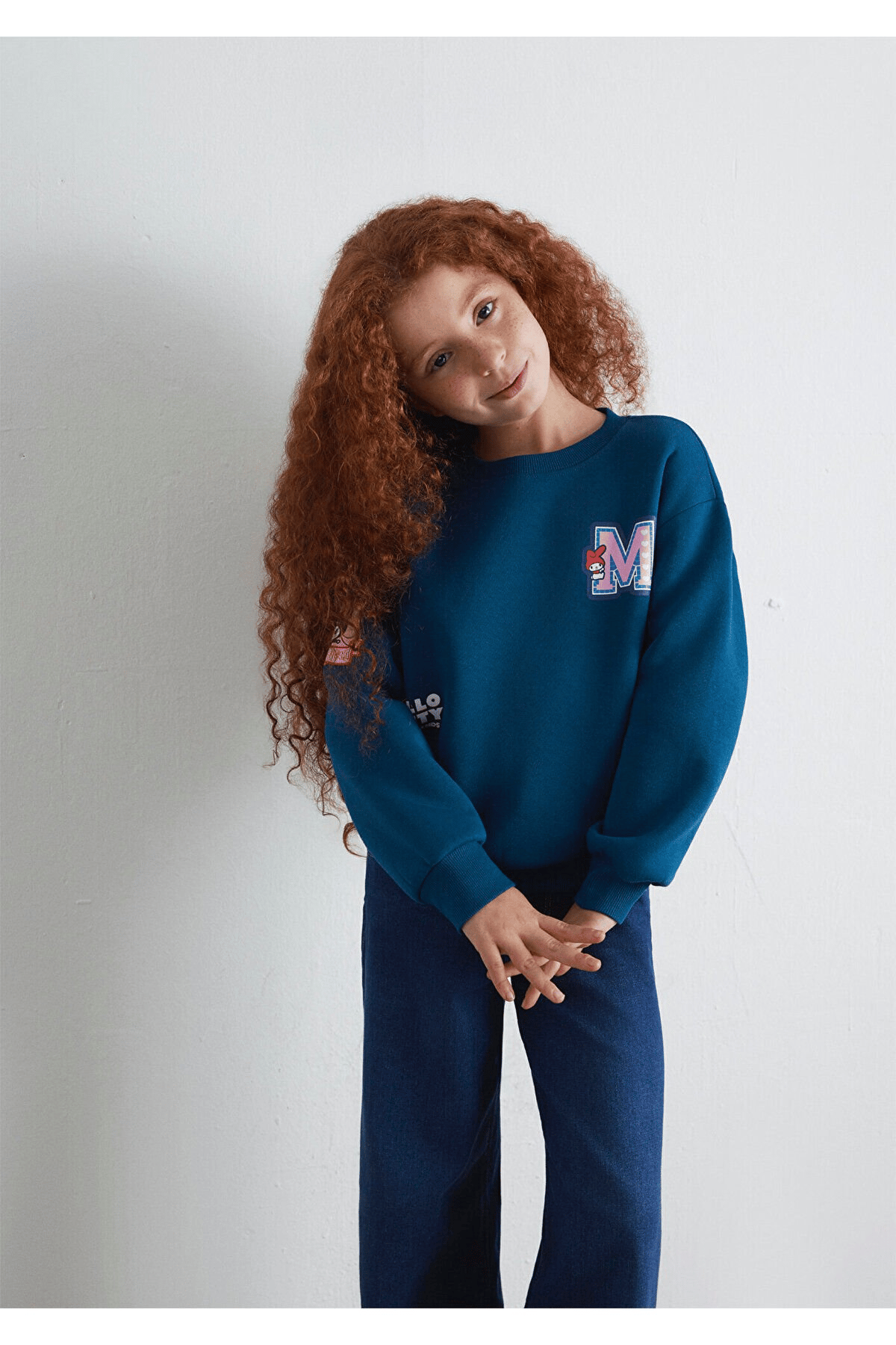 MAVİ ÇOCUK HELLO KITTY BASKILI SWEATSHIRT Poseidon 7S10164-89110