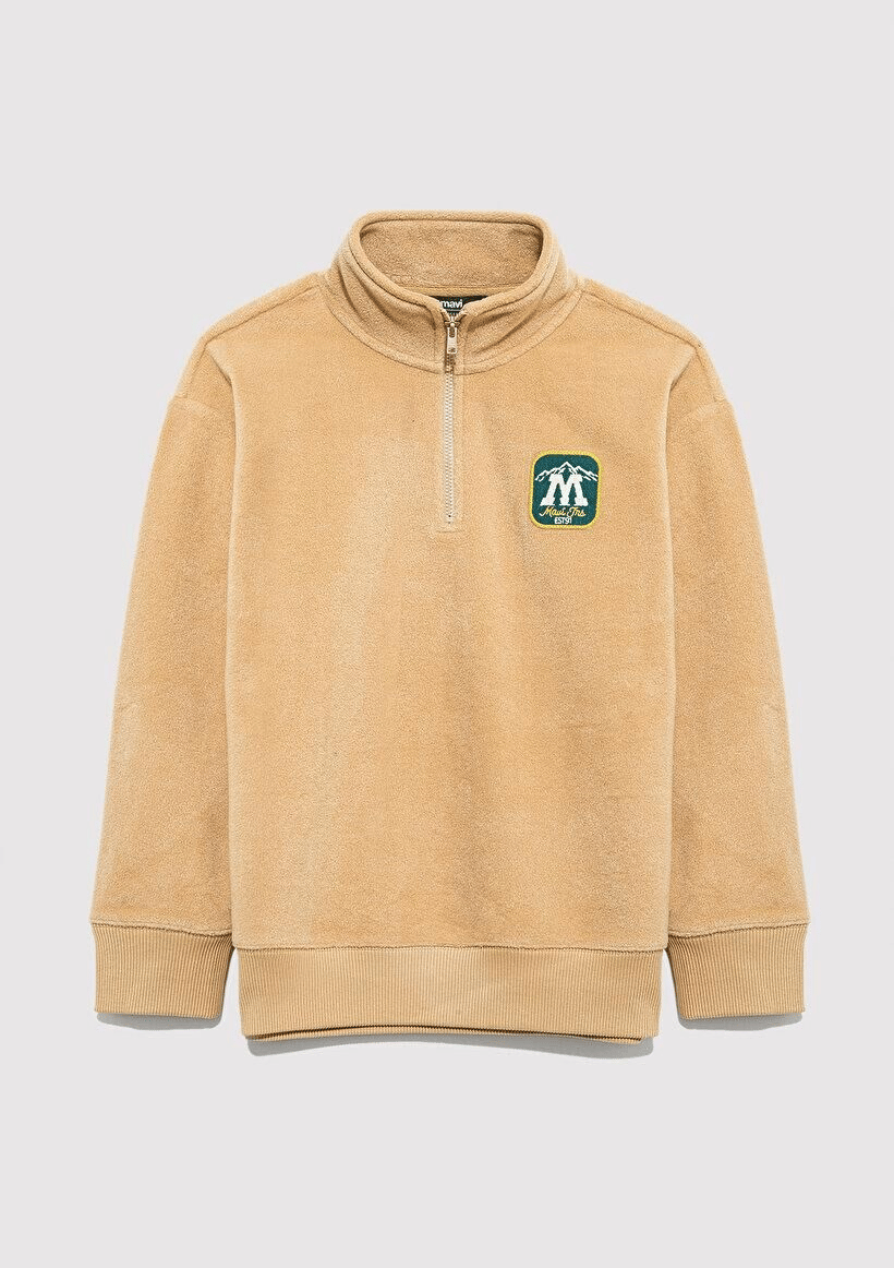 MAVİ ÇOCUK M ARMALI YARI FERMUARLI POLAR SWEATSHIRT 6S10153-83859