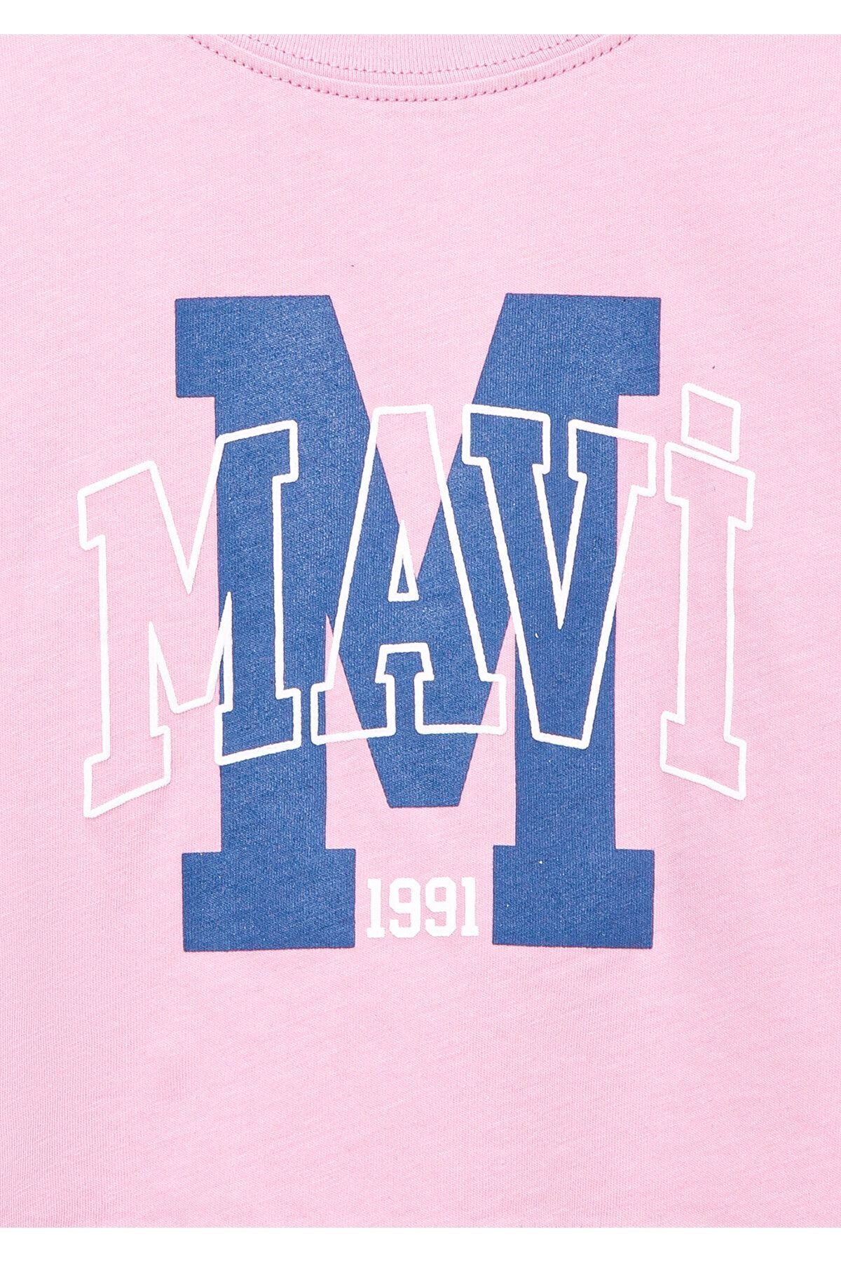 MAVİ ÇOCUK M BASKILI LOGO TİŞÖRT Toz Pembe 7610276-86953