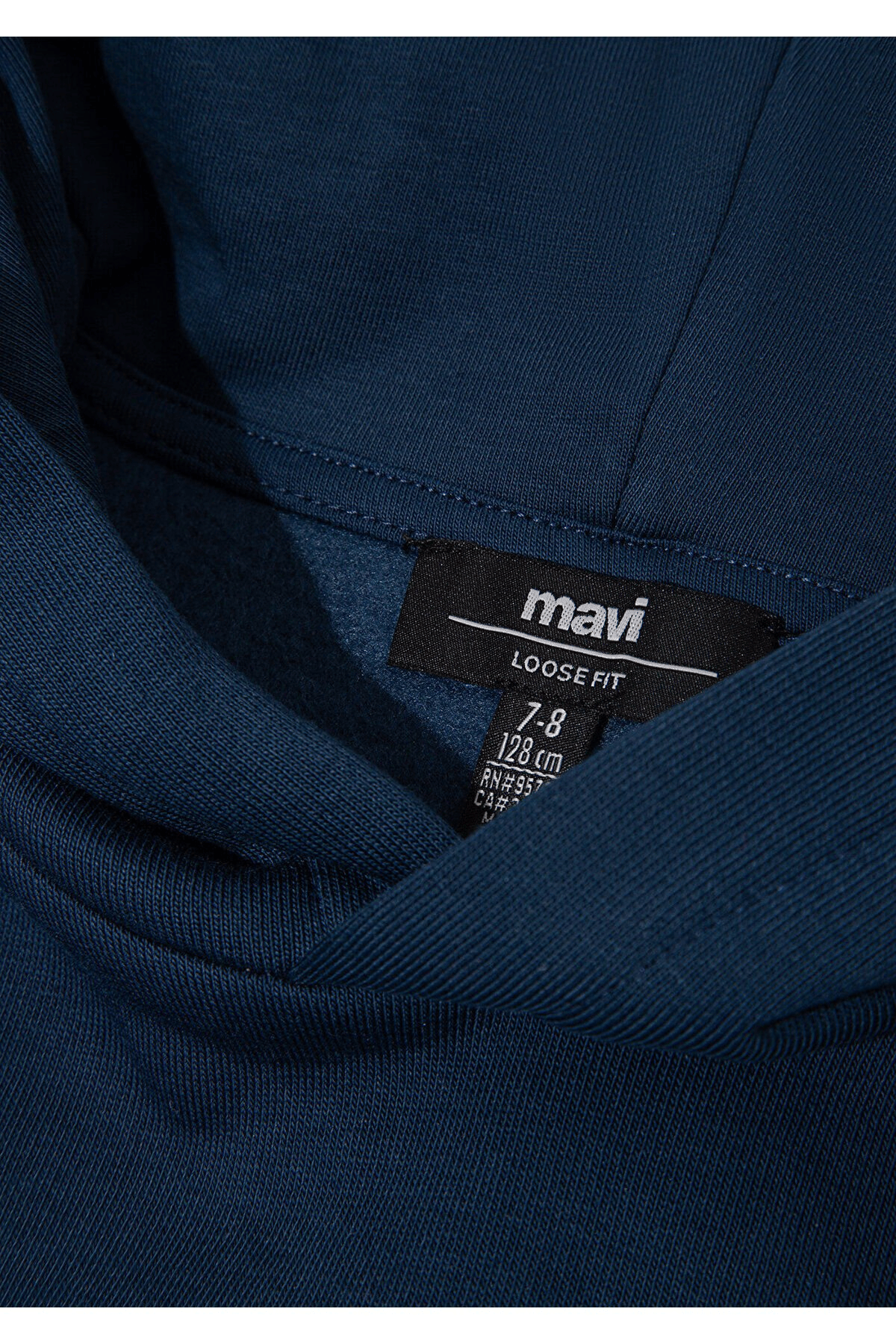 MAVİ ÇOCUK MAVİ BASKILI KAPÜŞONLU SWEATSHIRT Koyu L 6610110-70720