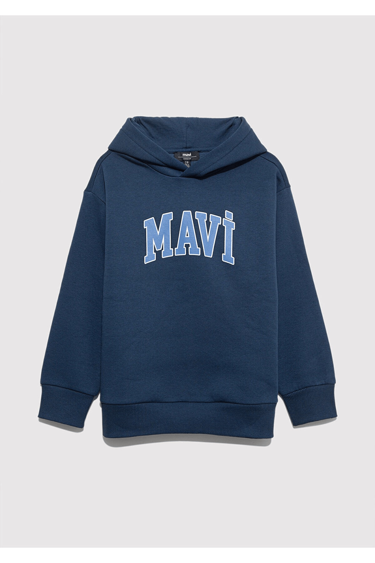 MAVİ ÇOCUK MAVİ BASKILI KAPÜŞONLU SWEATSHIRT Koyu L 6610110-70720