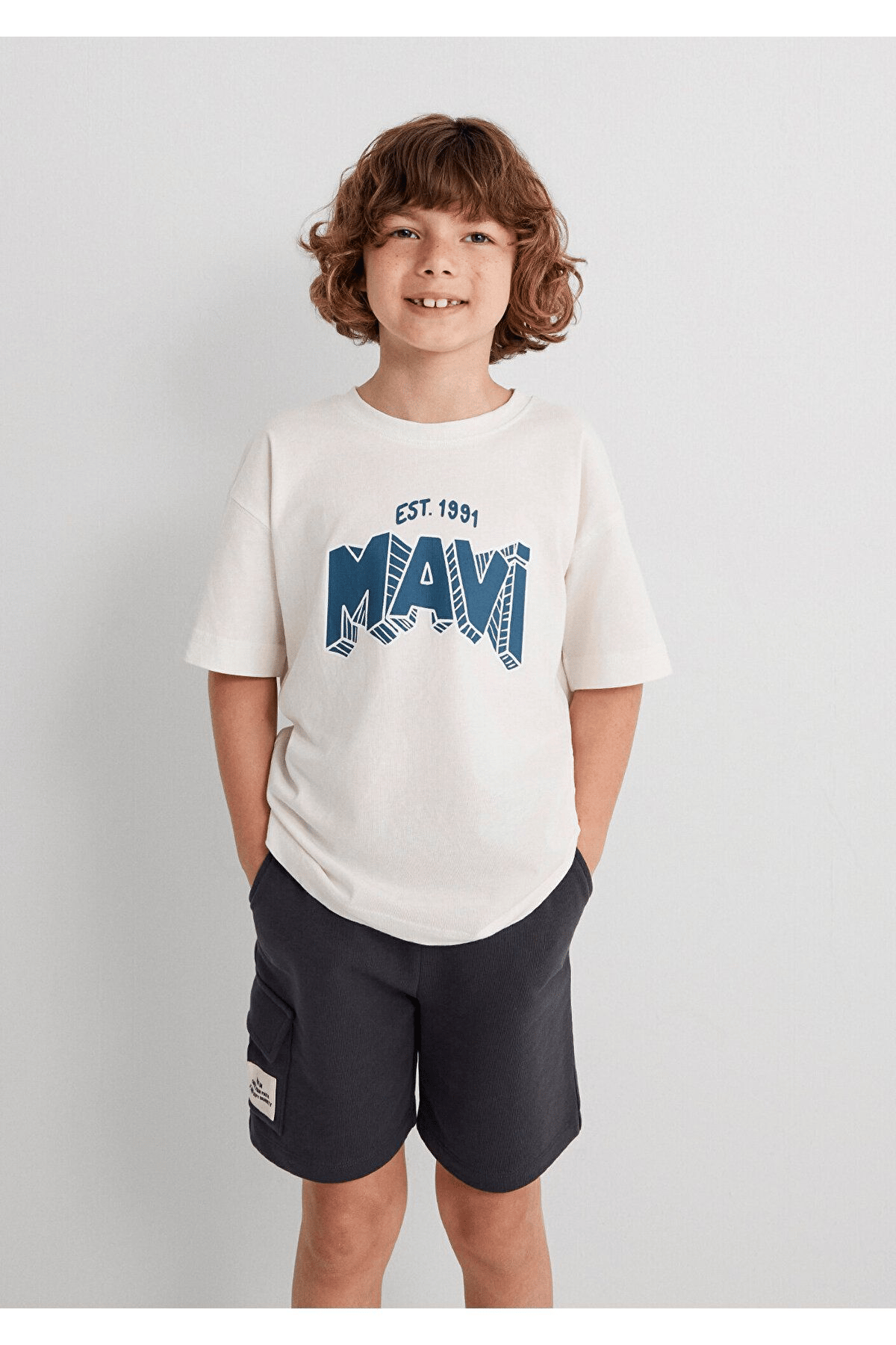 MAVİ ÇOCUK MAVİ DENIM GENERATION BASKILI TİŞÖRT Kır 6610339-70057