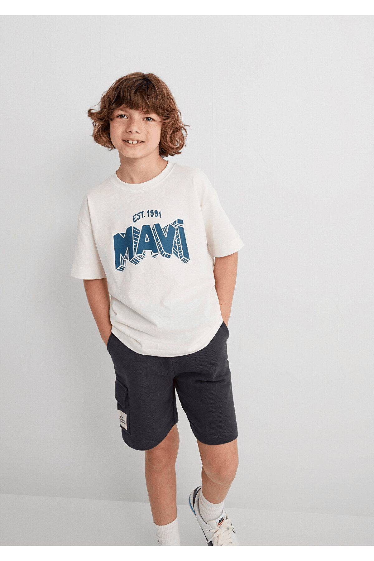 MAVİ ÇOCUK MAVİ DENIM GENERATION BASKILI TİŞÖRT Kır 6610339-70057