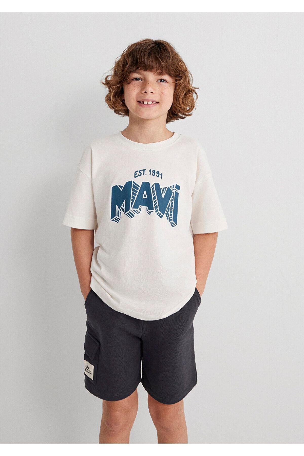 MAVİ ÇOCUK MAVİ DENIM GENERATION BASKILI TİŞÖRT Kır 6610339-70057