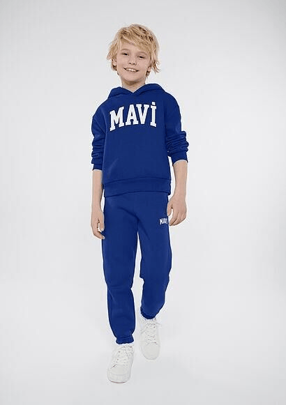 MAVİ ÇOCUK MAVİ LOGO BASKILI EŞOFMAN ALTI Saks Mavi 6010000-70896
