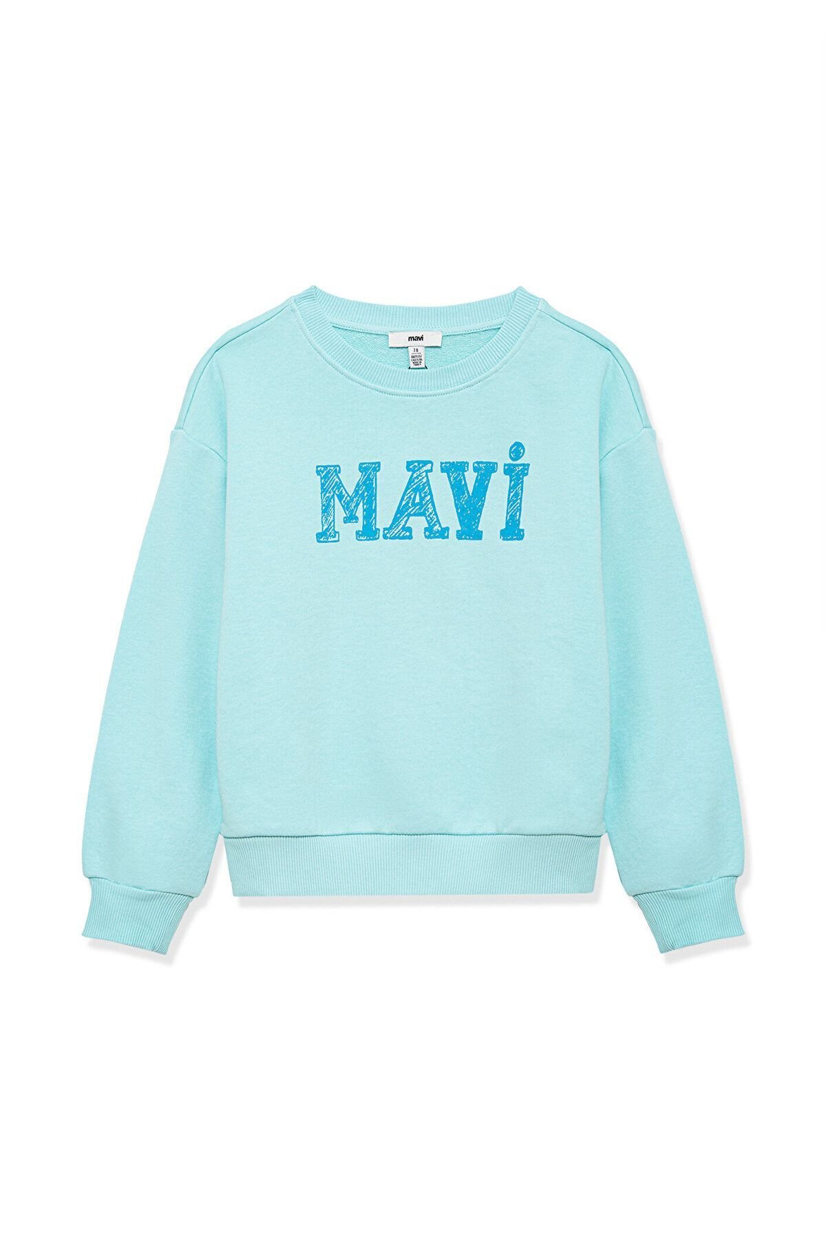 MAVİ ÇOCUK MAVİ LOGO BASKILI SWEATSHIRT  Plume 7S10037-70798