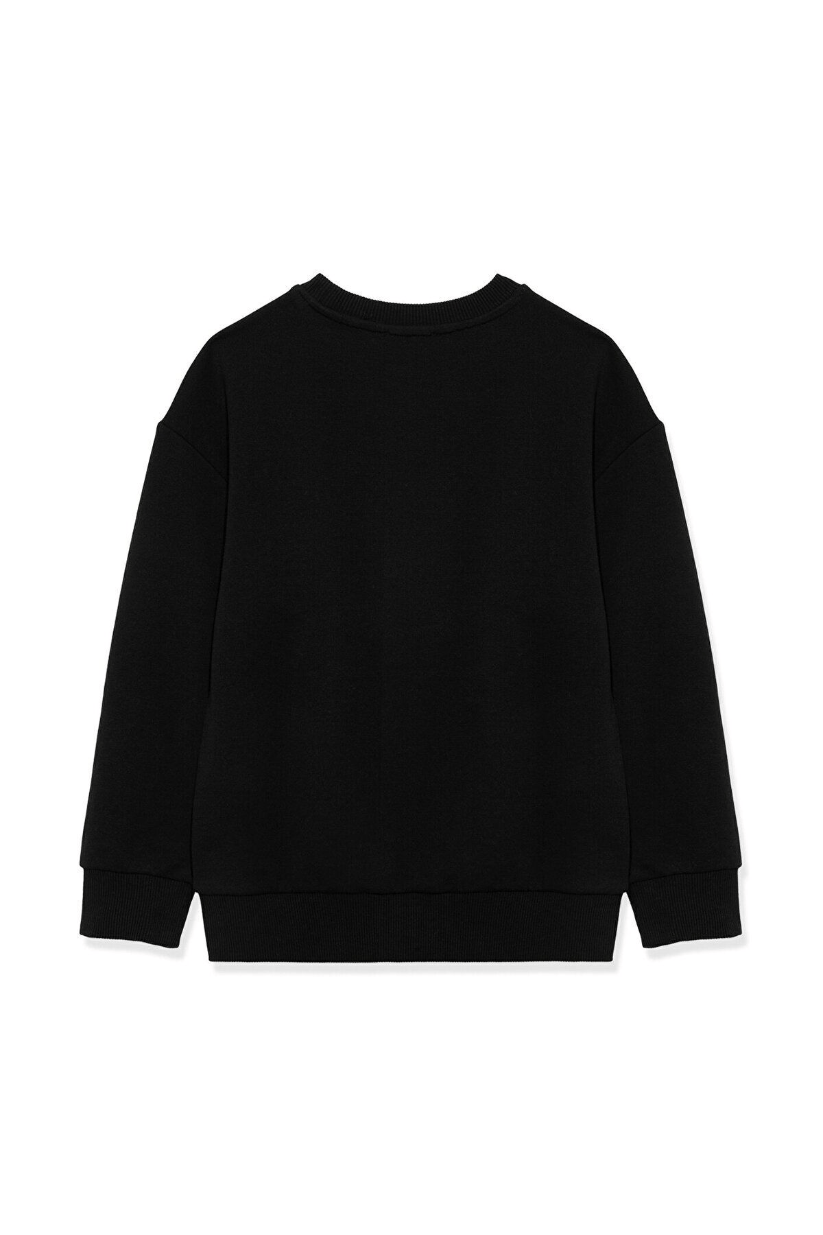 MAVİ ÇOCUK MAVİ LOGO BASKILI SWEATSHIRT Siyah 6S10034-900