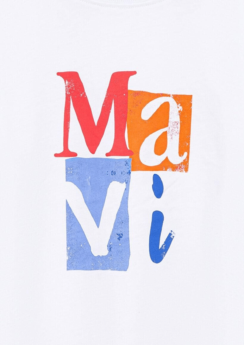 MAVİ ÇOCUK MAVİ LOGO BASKILI TİŞÖRT Beyaz 6610173-620
