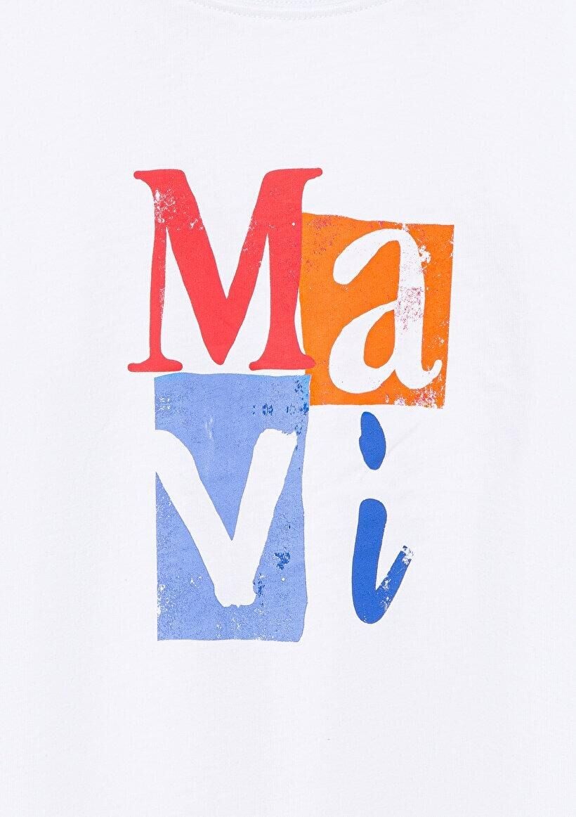 MAVİ ÇOCUK MAVİ LOGO BASKILI TİŞÖRT Beyaz 6610173-620