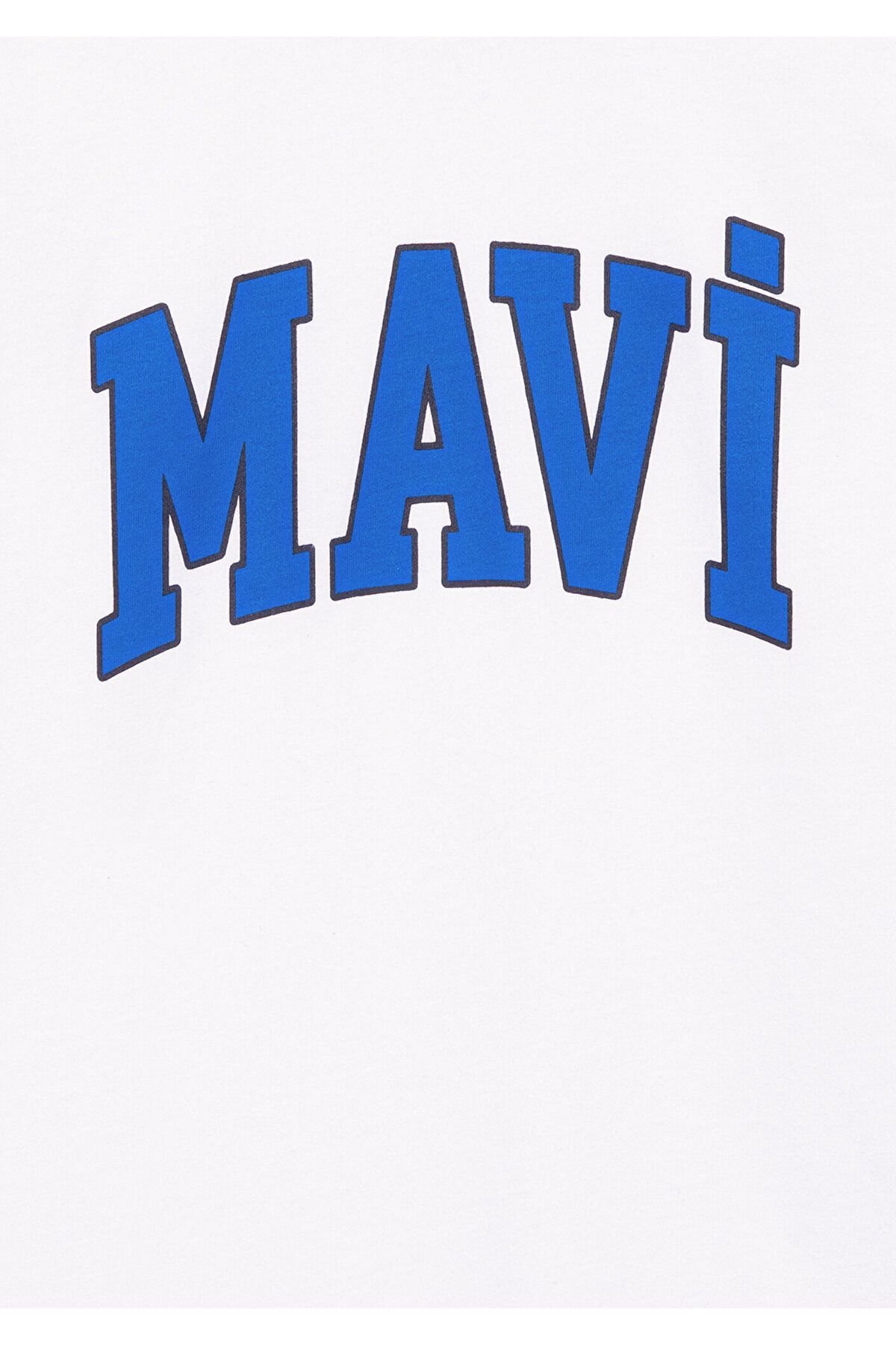 MAVİ ÇOCUK MAVİ LOGO BASKILI TİŞÖRT Beyaz 6610030-620