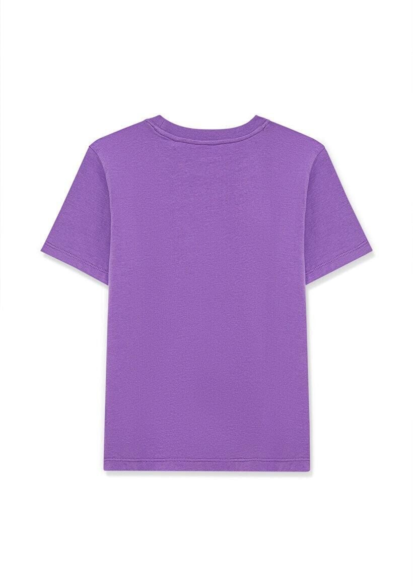 MAVİ ÇOCUK MAVİ LOGO BASKILI TİŞÖRT Deep Lavender 6610030-70606