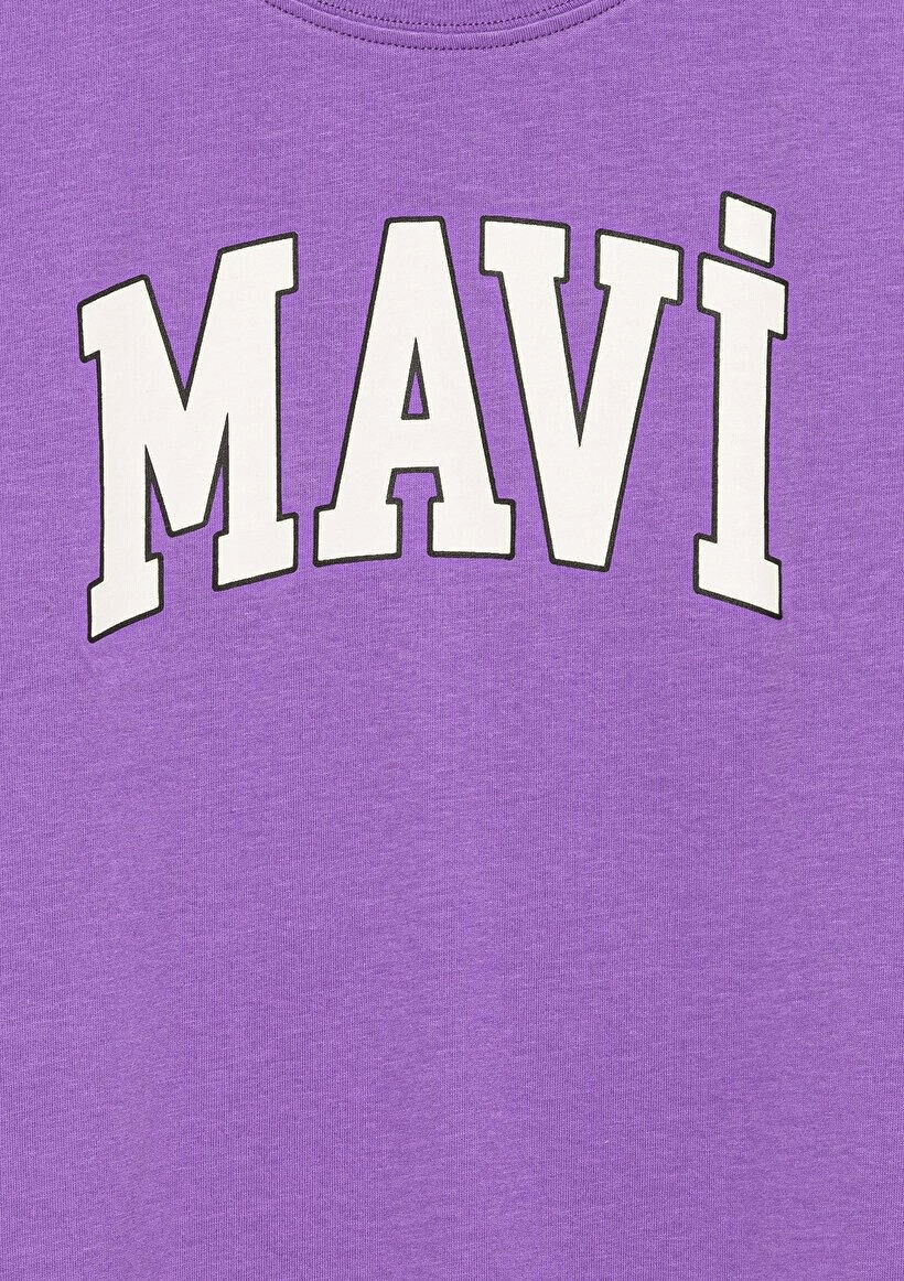 MAVİ ÇOCUK MAVİ LOGO BASKILI TİŞÖRT Deep Lavender 6610030-70606