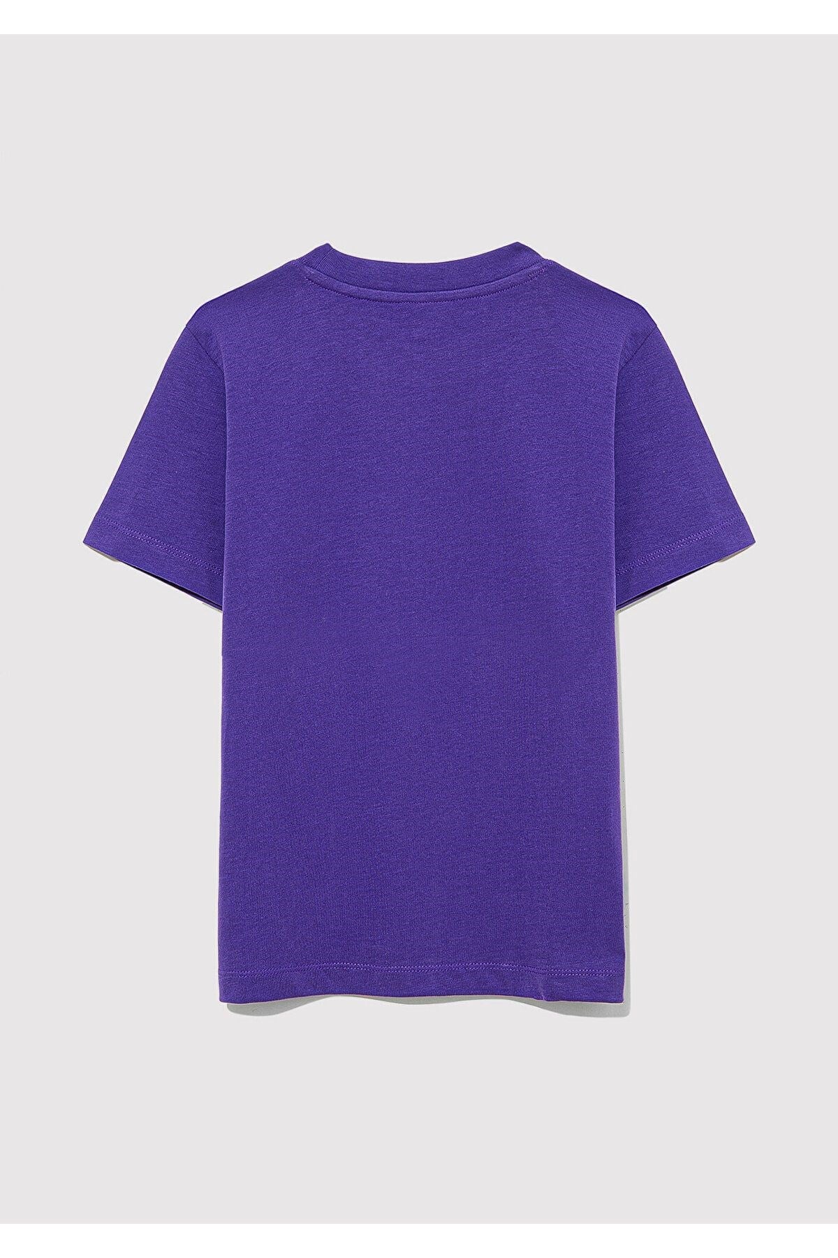 MAVİ ÇOCUK MAVİ LOGO BASKILI TİŞÖRT Gentian Violet 6610030-70692