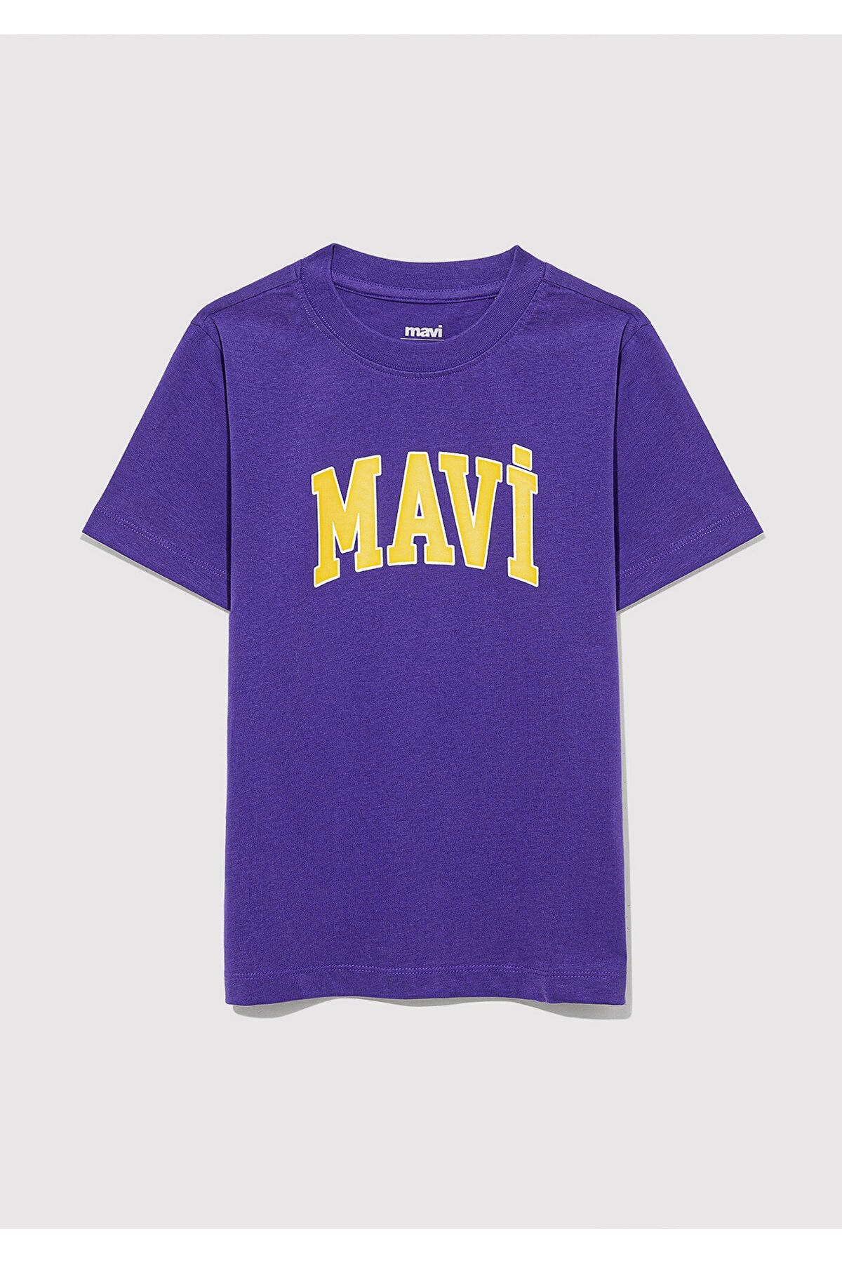 MAVİ ÇOCUK MAVİ LOGO BASKILI TİŞÖRT Gentian Violet 6610030-70692