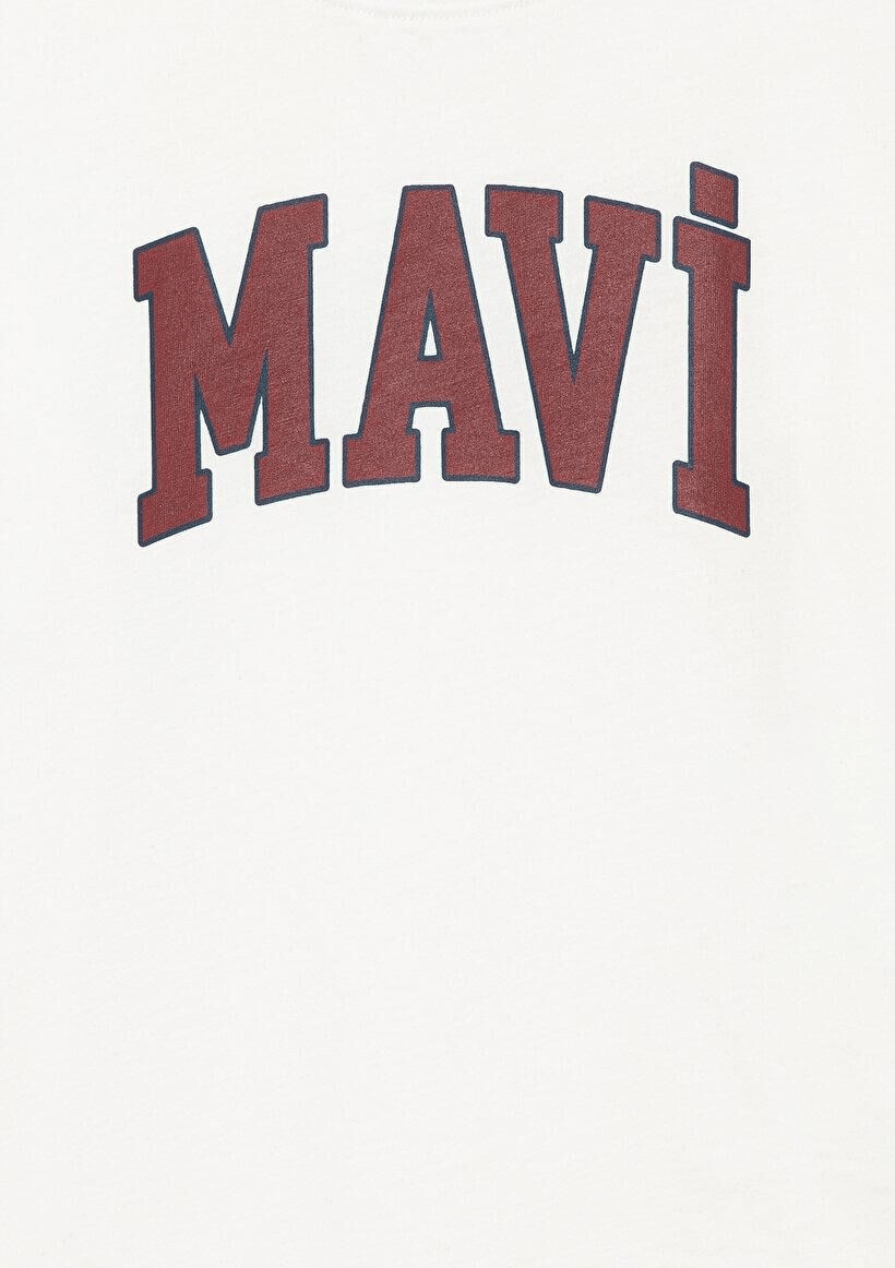 MAVİ ÇOCUK MAVİ LOGO BASKILI TİŞÖRT Kırık Beyaz 6610030-81964