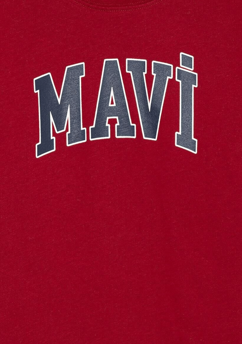 MAVİ ÇOCUK MAVİ LOGO BASKILI TİŞÖRT Koyu Kırmızı 6610030-70392