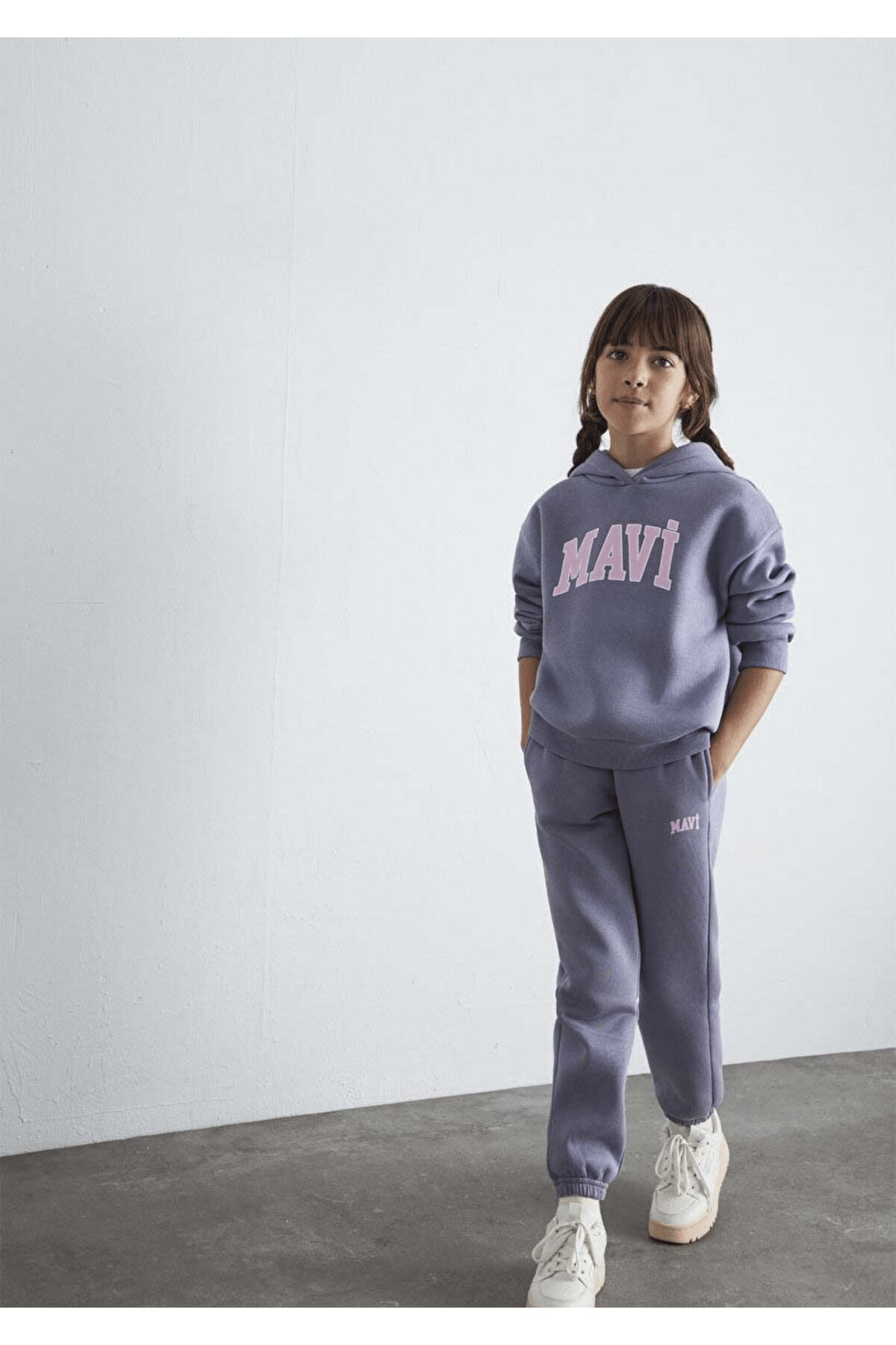MAVİ ÇOCUK MAVİ LOGO SWEATSHIRT Blue Granite 7610035-88095