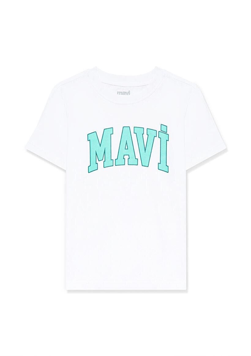 MAVİ ÇOCUK MAVİ LOGO TİŞÖRT Beyaz 7610109-620