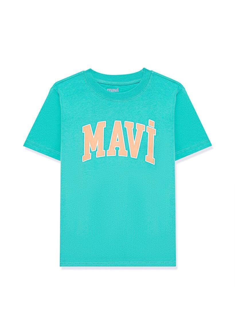 MAVİ ÇOCUK MAVİ LOGO TİŞÖRT Ice Green 7610109-71724