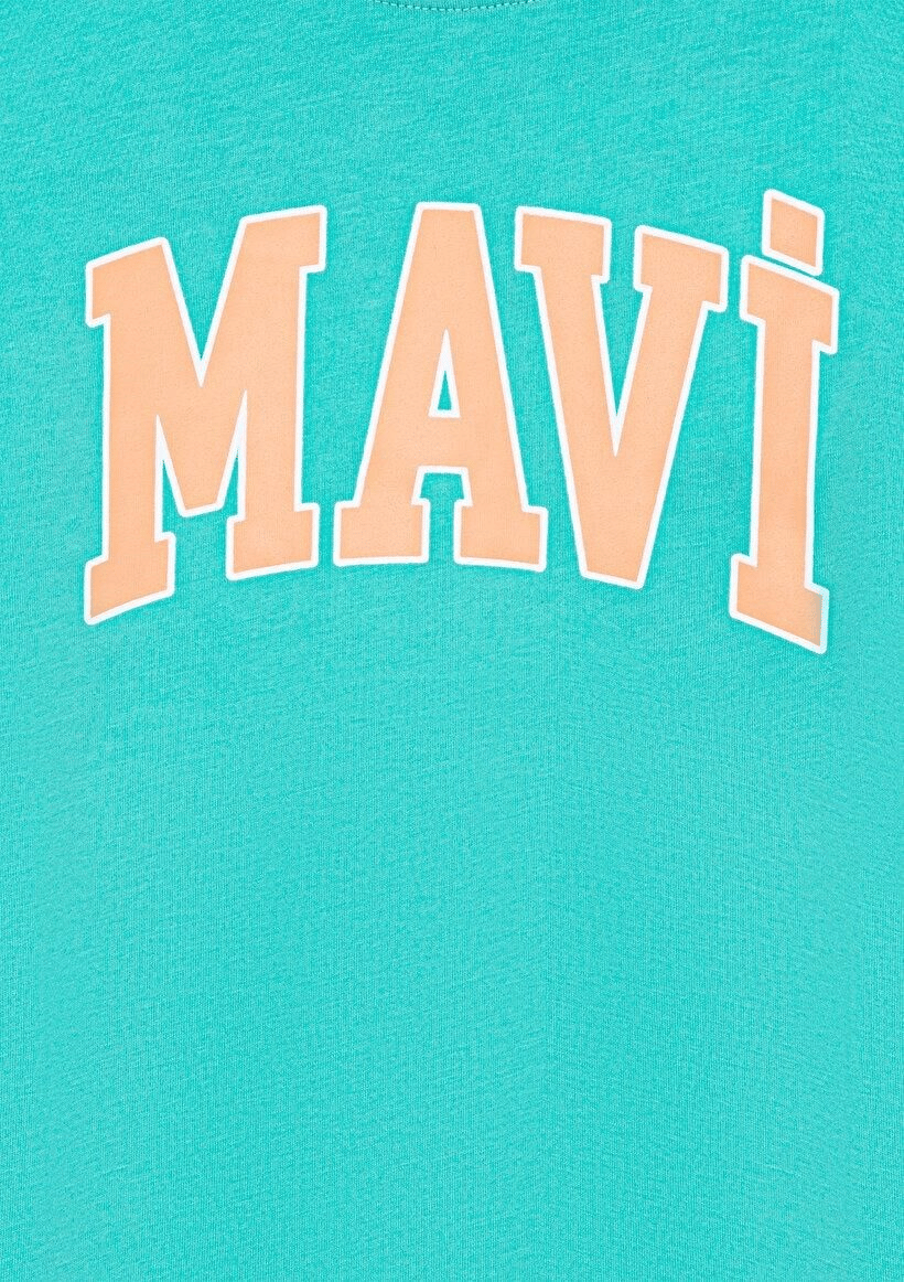 MAVİ ÇOCUK MAVİ LOGO TİŞÖRT Ice Green 7610109-71724