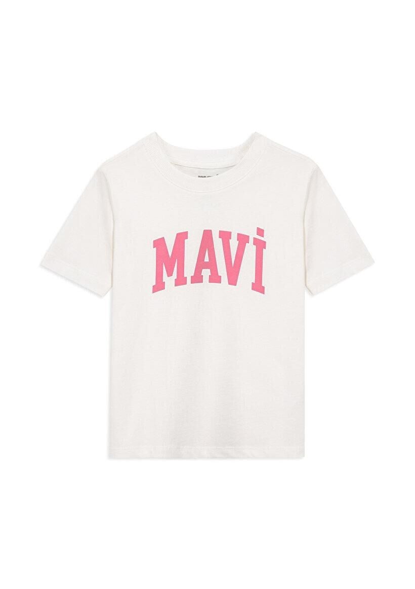 MAVİ ÇOCUK MAVİ LOGO TİŞÖRT Kırık Beyaz 7610109-70057