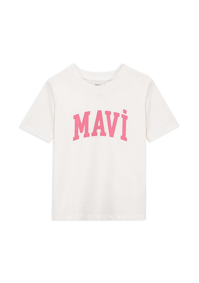 MAVİ ÇOCUK MAVİ LOGO TİŞÖRT Kırık Beyaz 7610109-70057