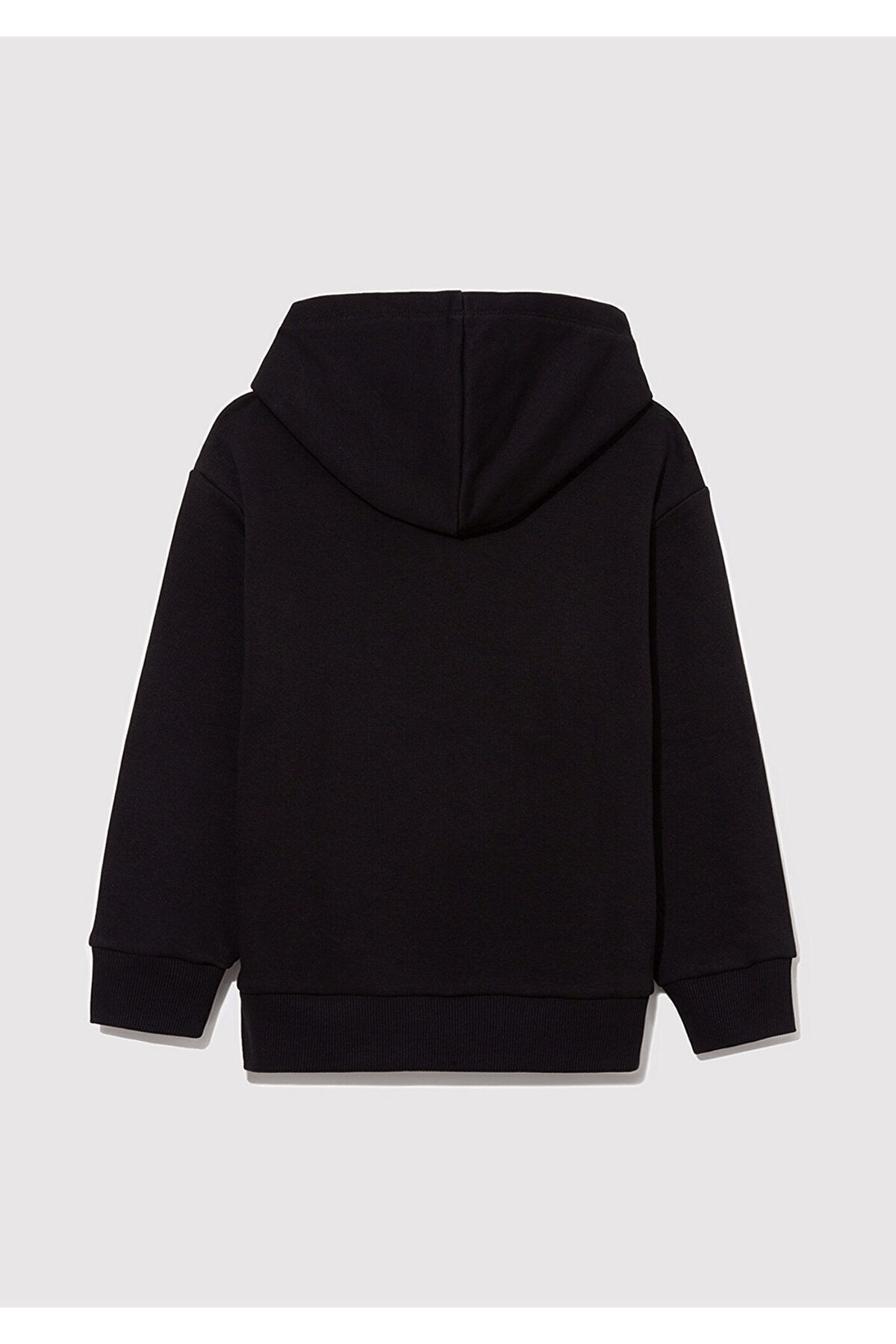 MAVİ ÇOCUK MICKEY BASKILI KAPÜŞONLU SWEATSHIRT Siya 6S10088-900