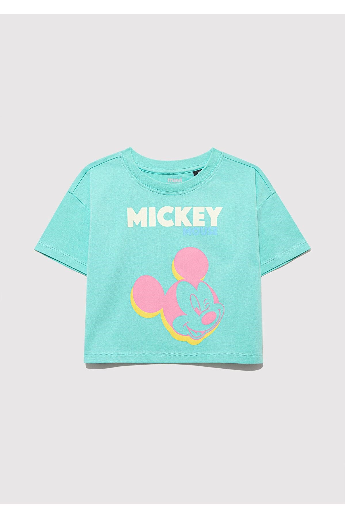 MAVİ ÇOCUK MICKEY MOUSE BASKILI TİŞÖRT Cabbage 7610332-71673