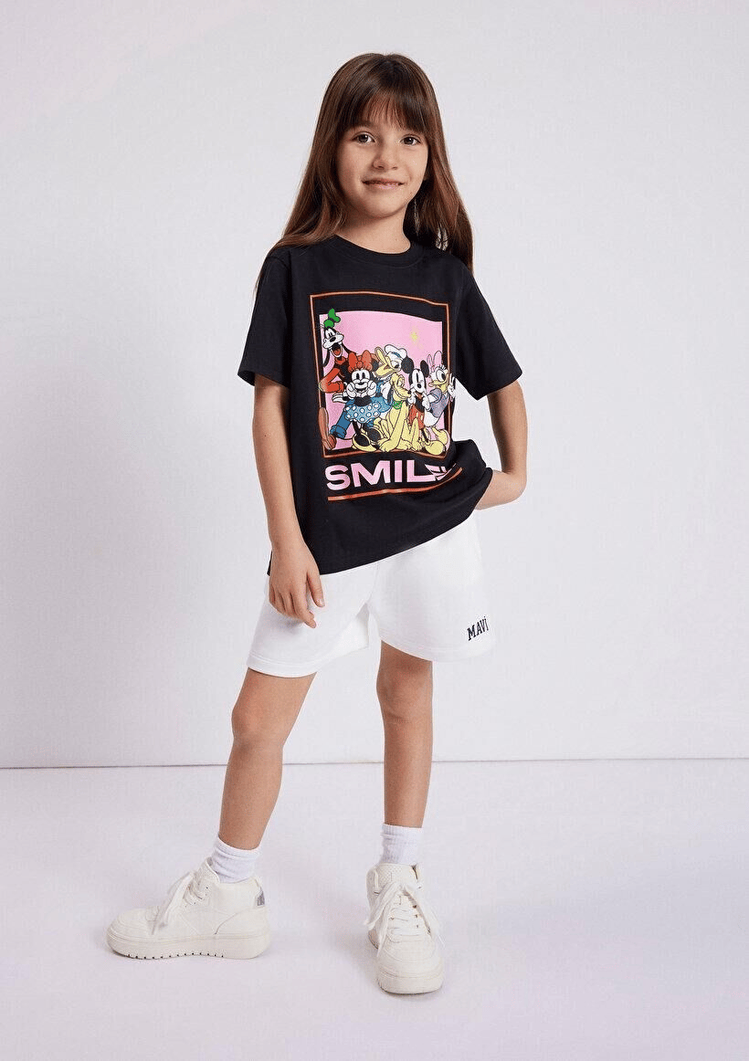 MAVİ ÇOCUK MICKEY MOUSE BASKILI TİŞÖRT Siyah 7610167-900