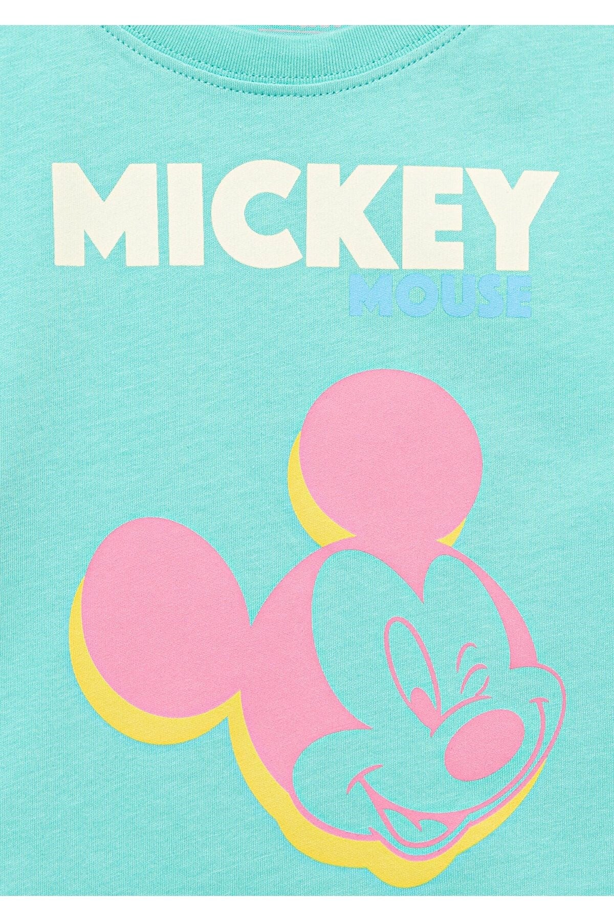 MAVİ ÇOCUK MICKEY MOUSE BASKILI TİŞÖRT Cabbage 7610332-71673