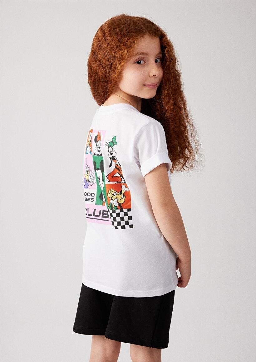 MAVİ ÇOCUK MICKEY MOUSE BASKILI TİŞÖRT Beyaz 7610166-620
